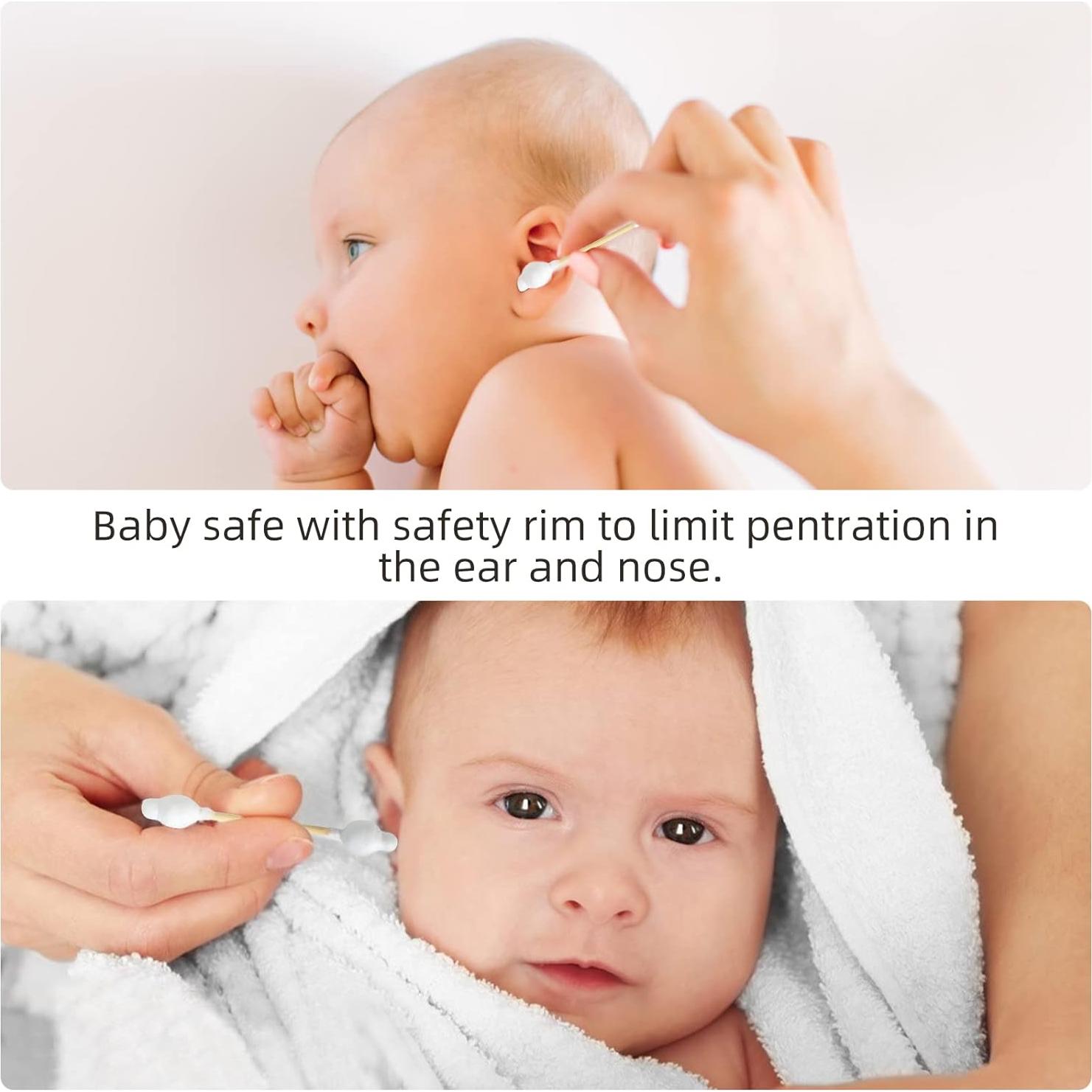 Hisopos de Algodón Ecológicos Isshah - 108 Unidades - Bambú