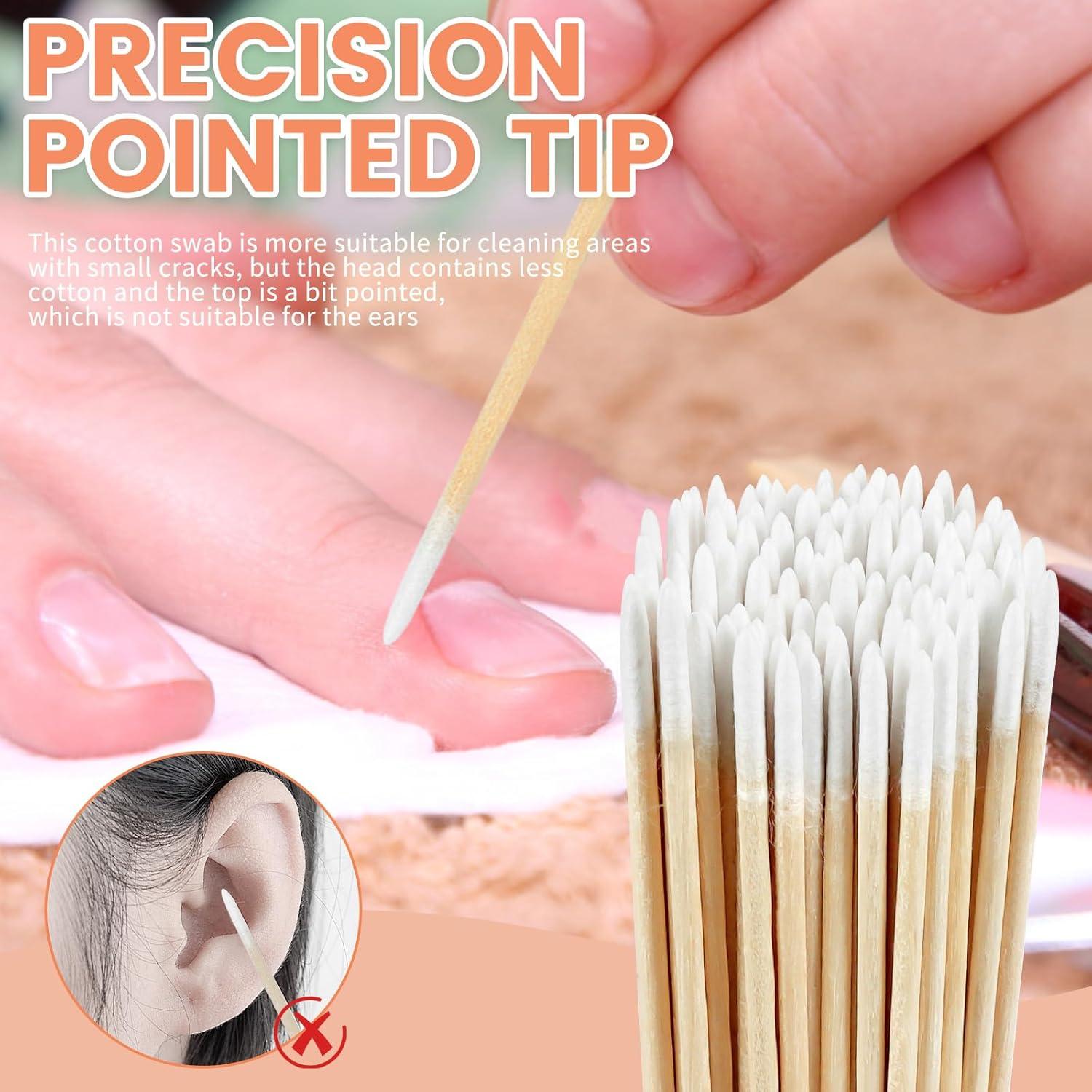 Bastoncillos de Algodón de Precisión WYKOO 1600pcs 10cm