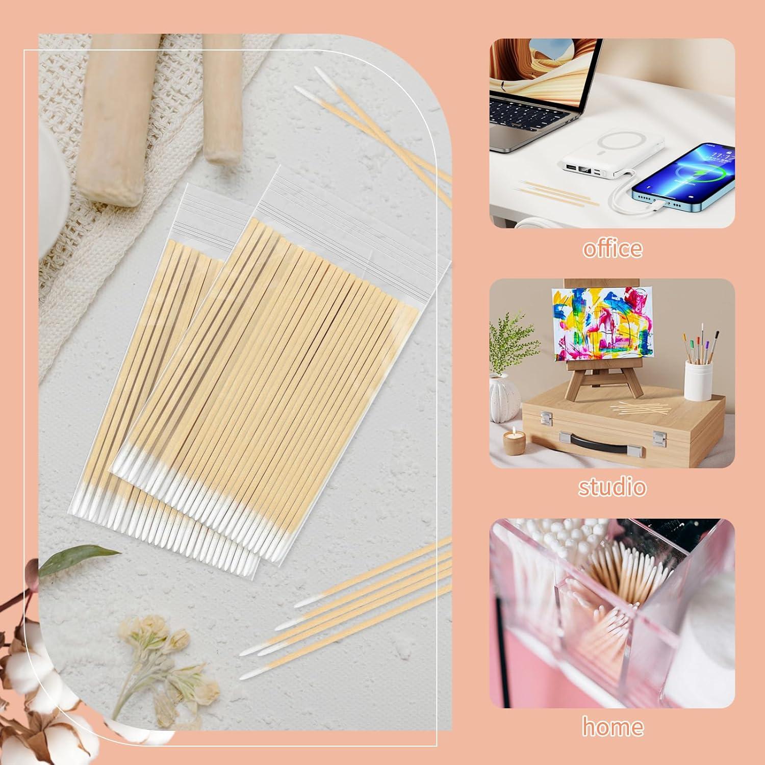 Bastoncillos de Algodón de Precisión WYKOO 1600pcs 10cm