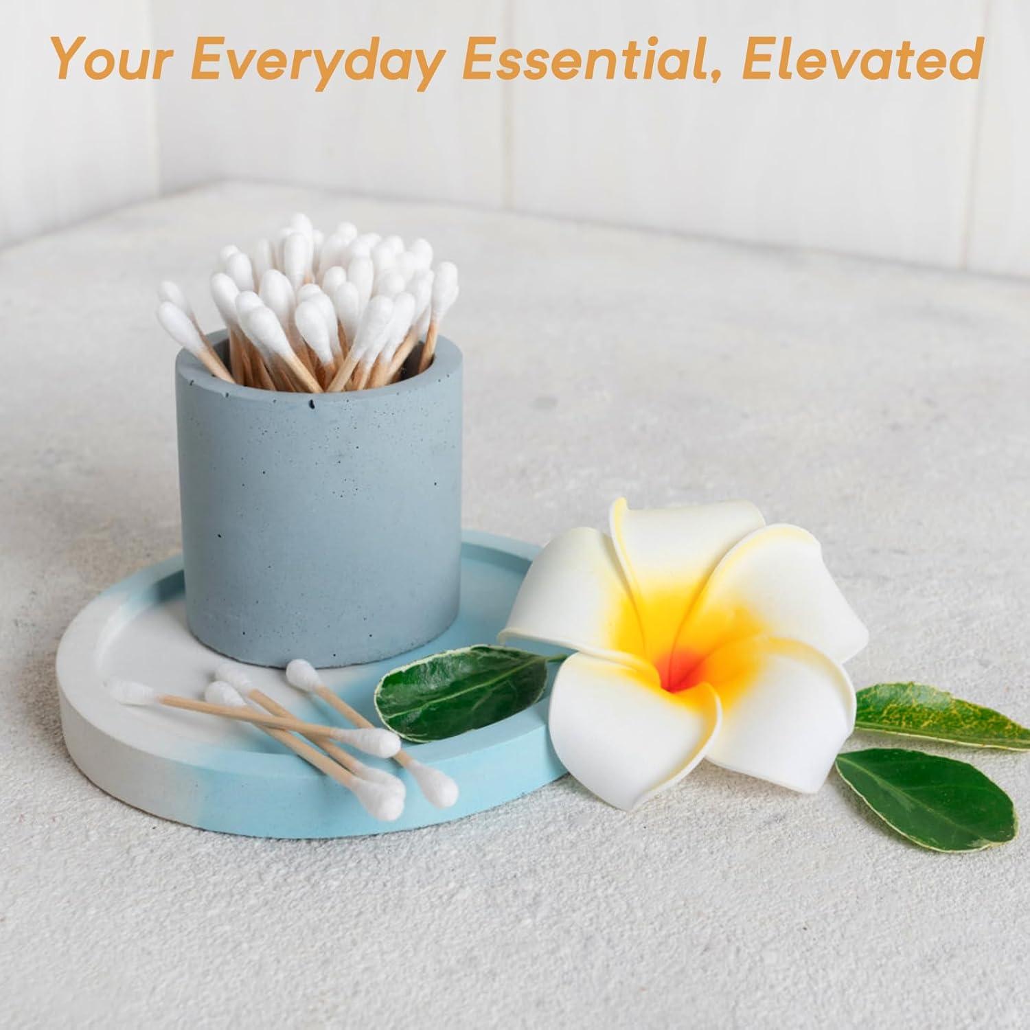 Hisopos de Algodón Orgánico de Bambú 1000 Unidades Doble Punta