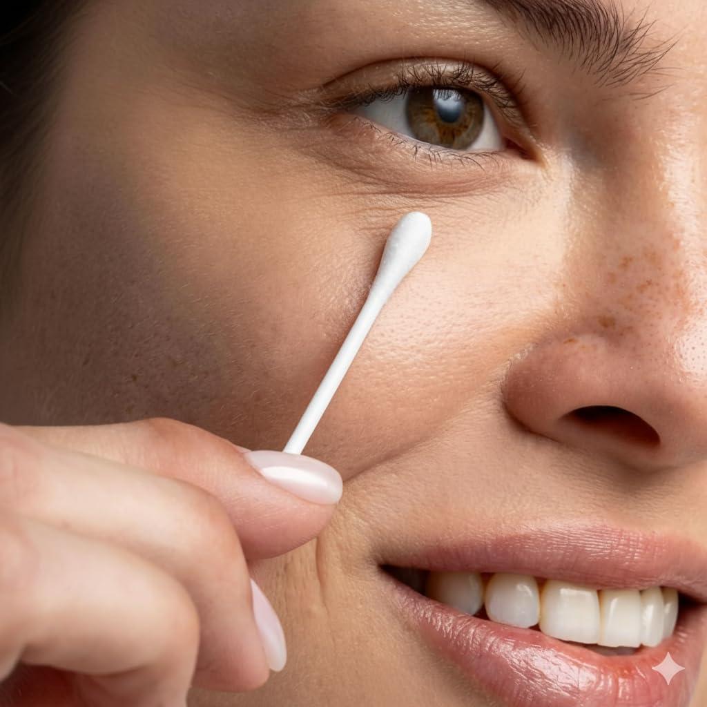 Hisopos de Algodón Orgánico Cliganic - 400 Unidades, Hipoalergénicos