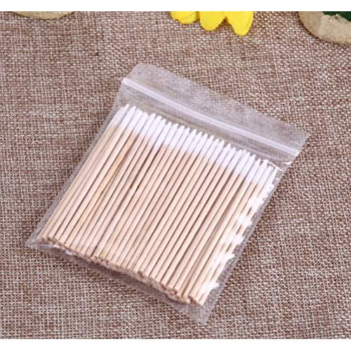 200 Hisopos de Algodón DNHCLL 7cm Punta Afiliada Maquillaje