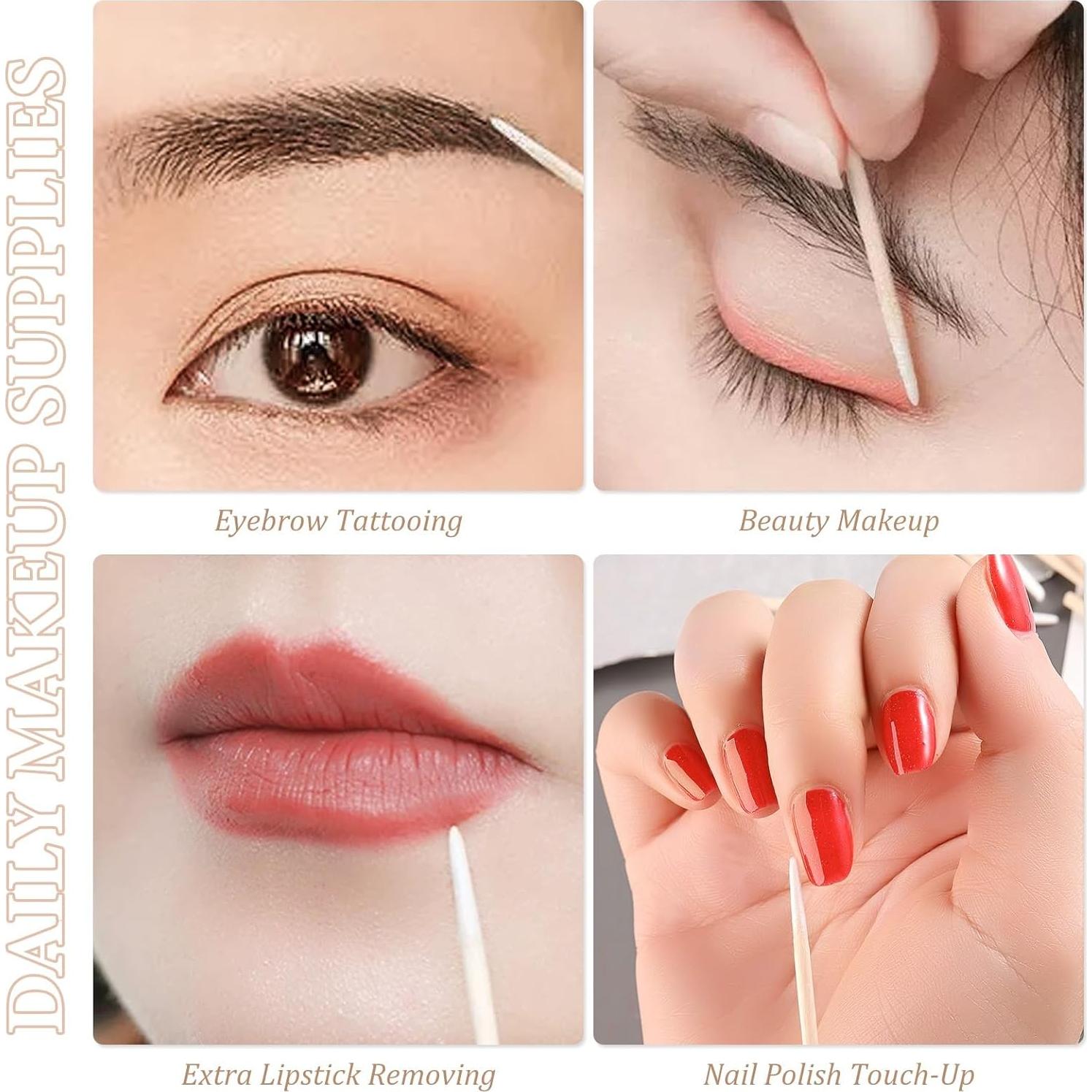 200 Hisopos de Algodón Punta Afilada SUTOKAKA 6.78 cm