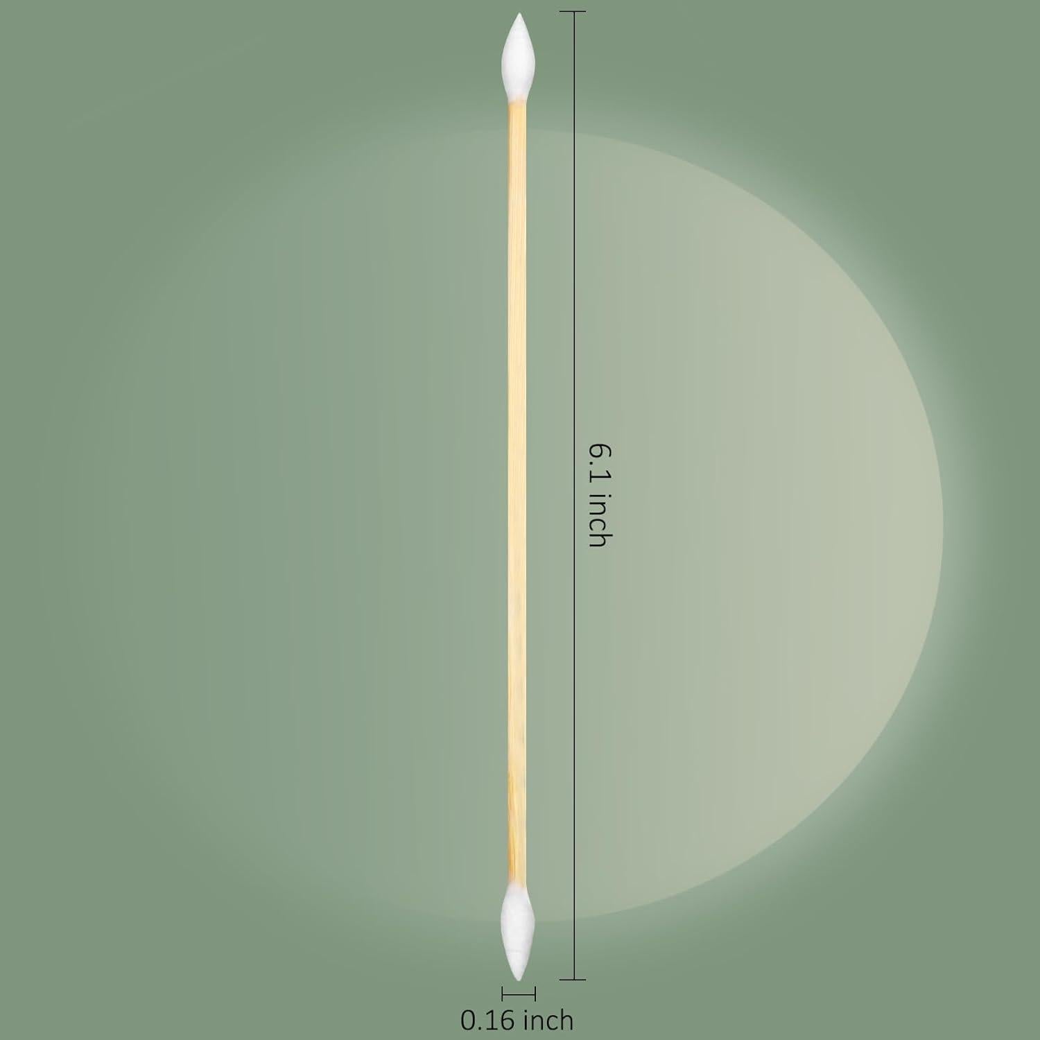 Hisopos de limpieza de armas Isshah de bambú biodegradable 500 unidades