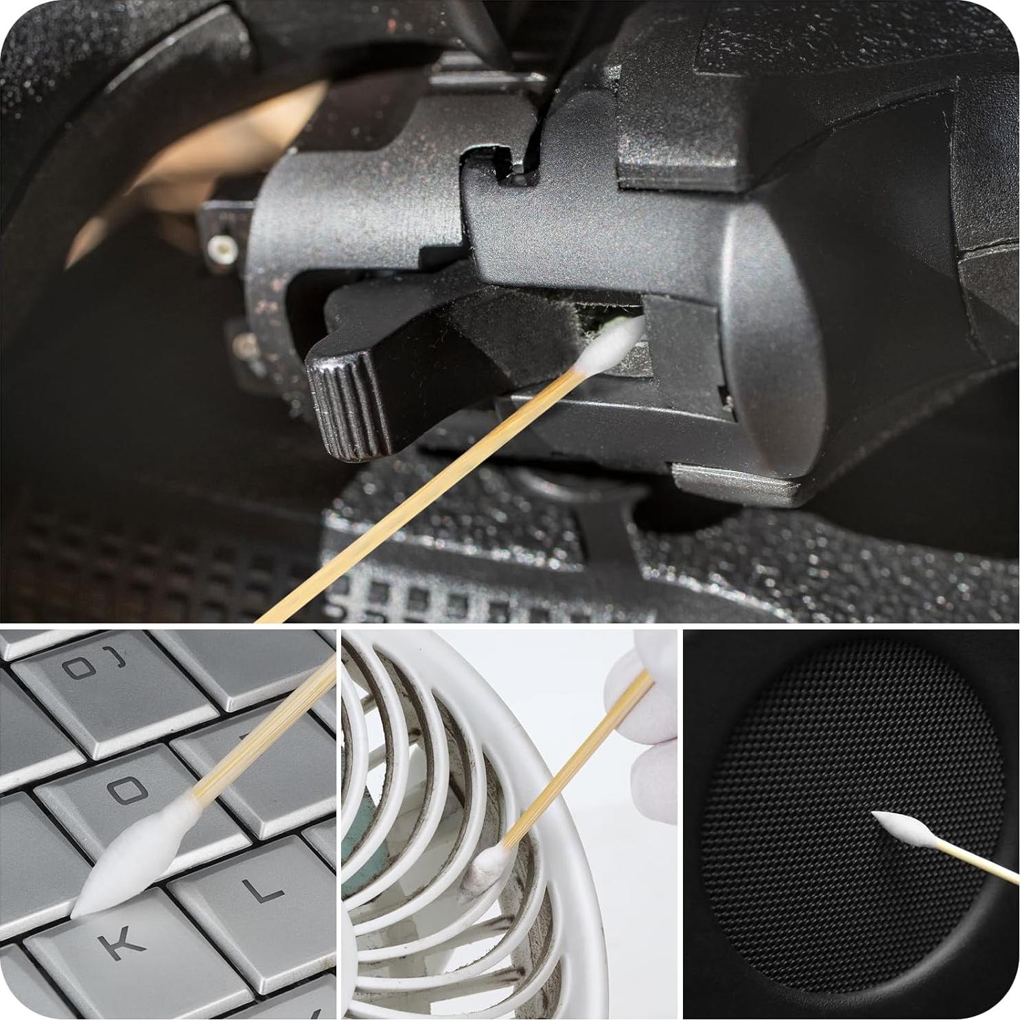 Hisopos de limpieza de armas Isshah de bambú biodegradable 500 unidades