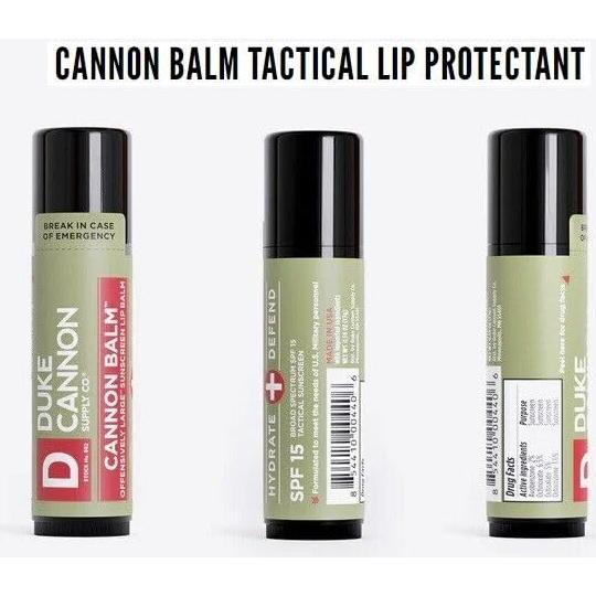 Bálsamo Labial Táctico Cannon 3-Pack SPF 15 - Menta Fresca 15.87g