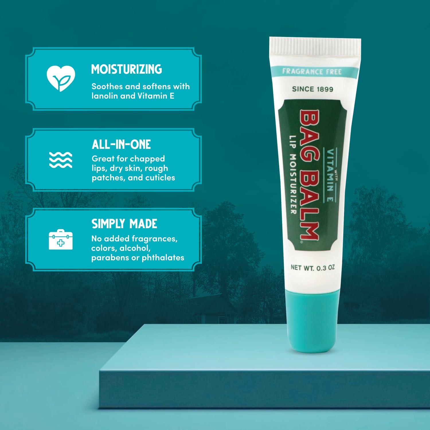 Bálsamo Labial Sin Fragancia Vermont - 4 Tubos de 8.5g