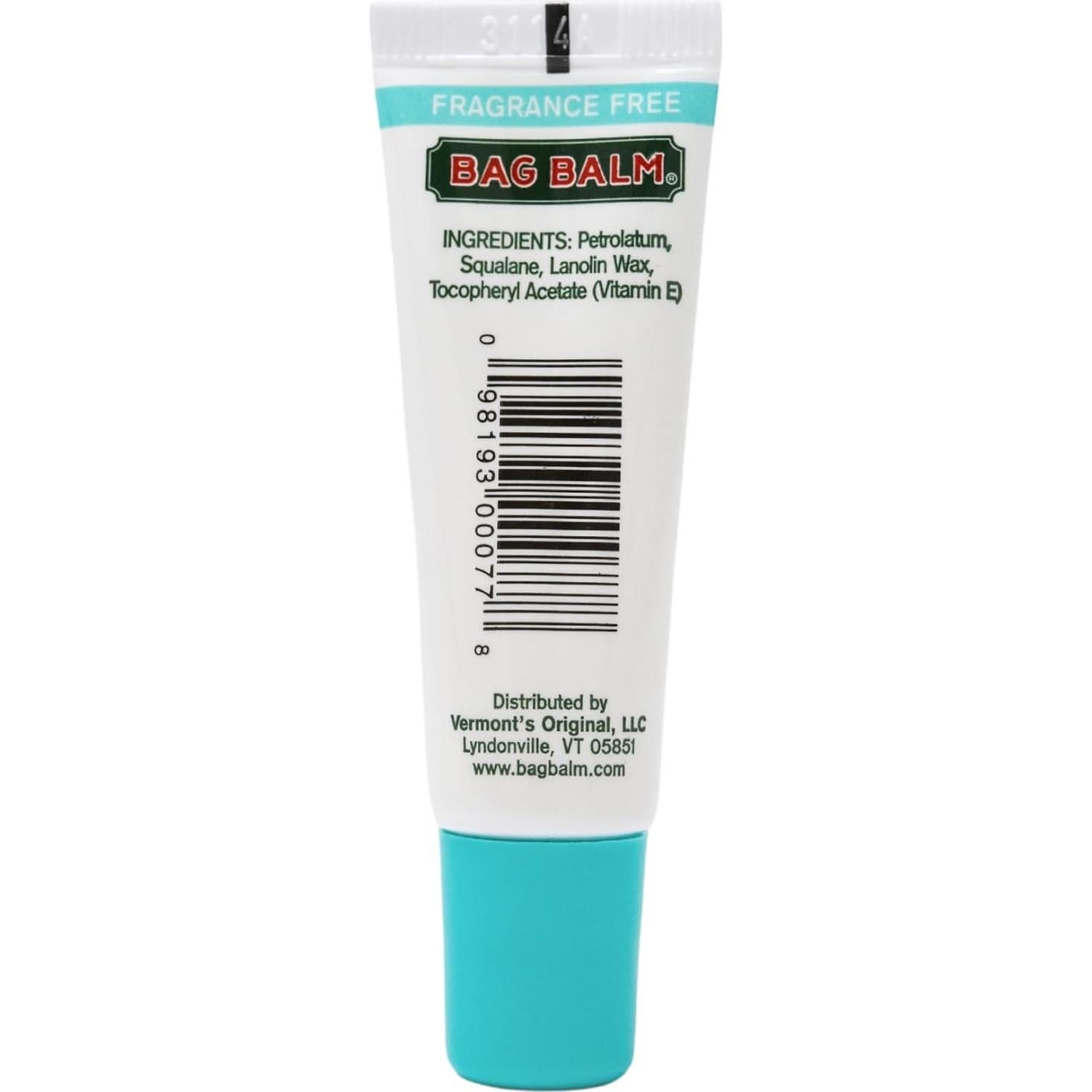 Bálsamo Labial Sin Fragancia Vermont - 4 Tubos de 8.5g