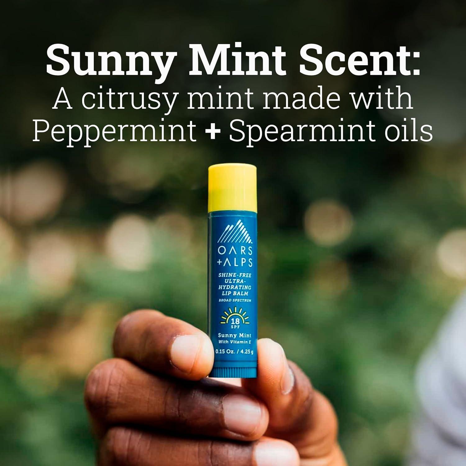 Protector Solar Labial Oars + Alps SPF 18, 3 Balsamos Hidratantes