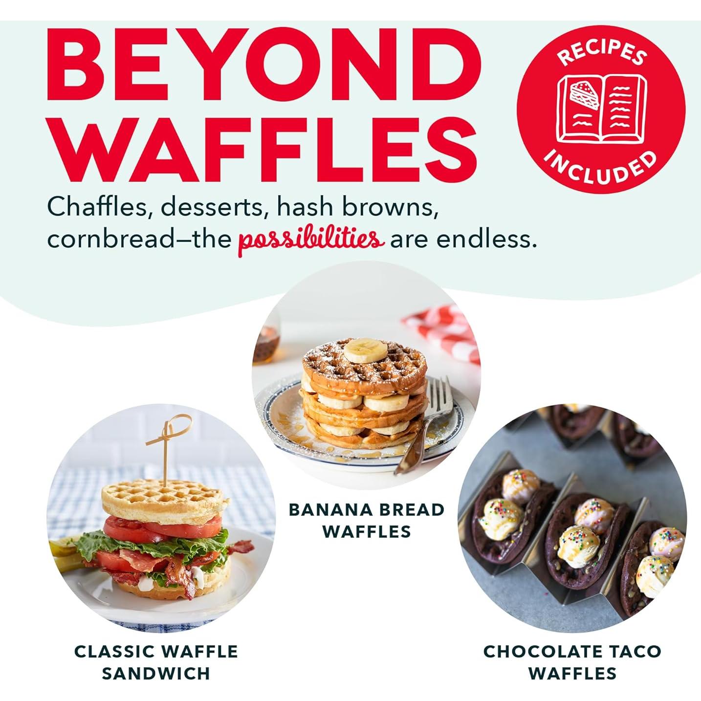 Mini Waffle Maker DASH Aqua 10,16 cm Antiadherente