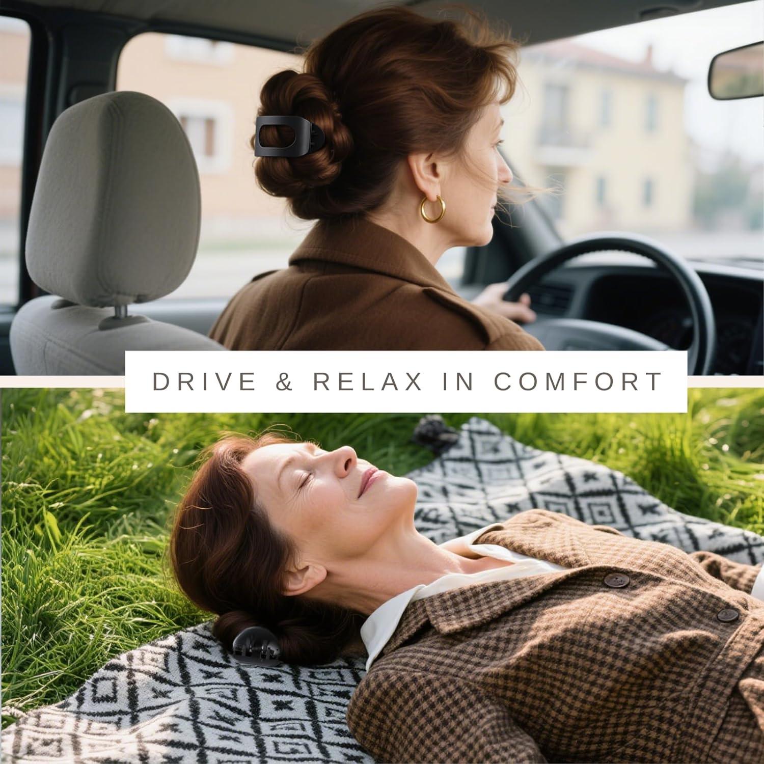 Set de 8 Clips de Pelo Planos Drealoe - Antideslizantes y Grandes