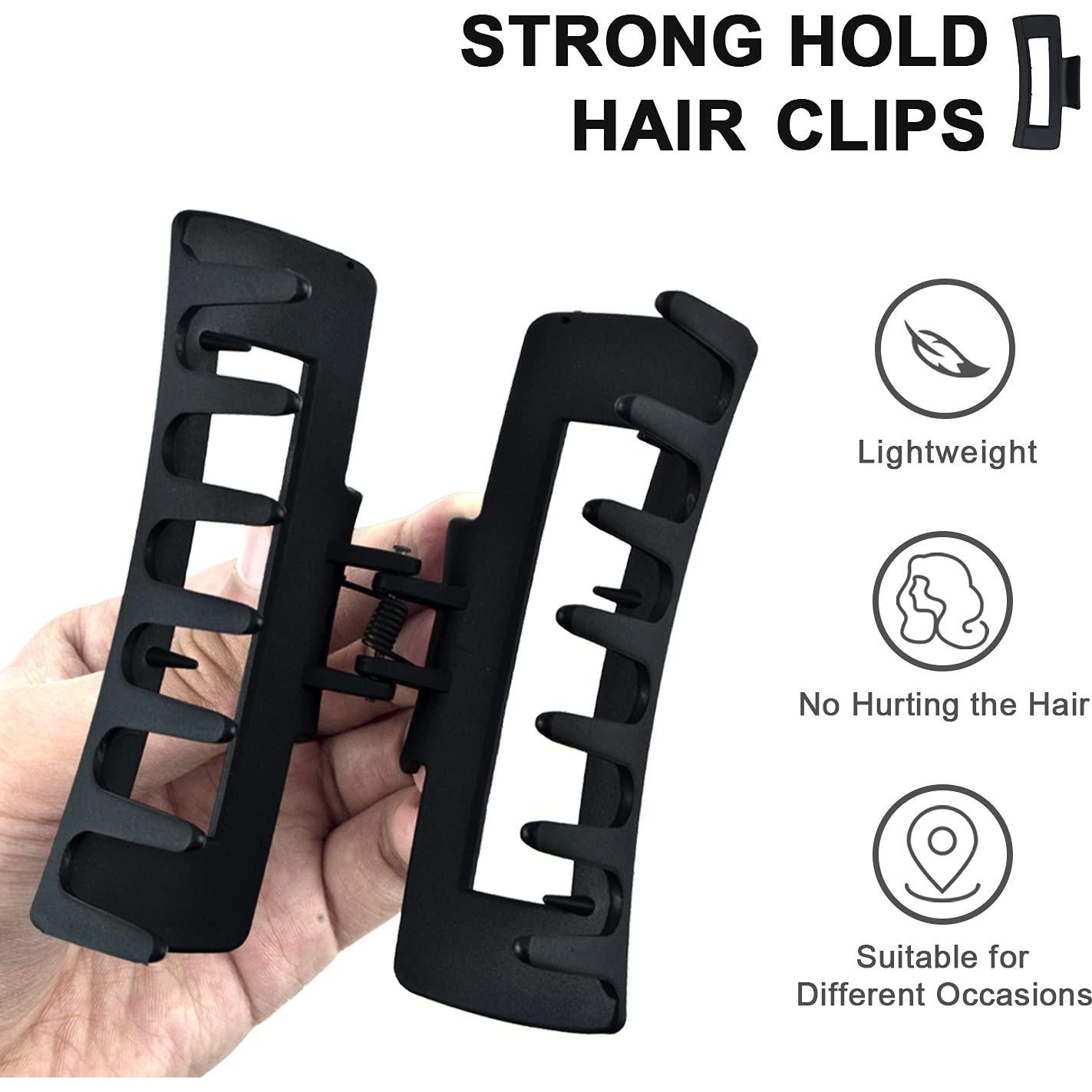 Garras de Pelo Negras Maorulu 10.2 cm Antideslizantes 2 Pzas