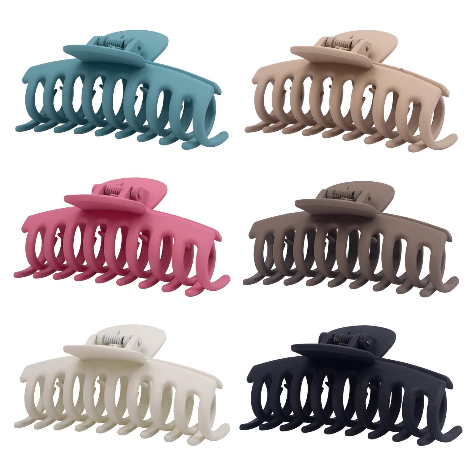 Clip para el Cabello MAORULU 8.9 cm - 6 Unidades Multicolor