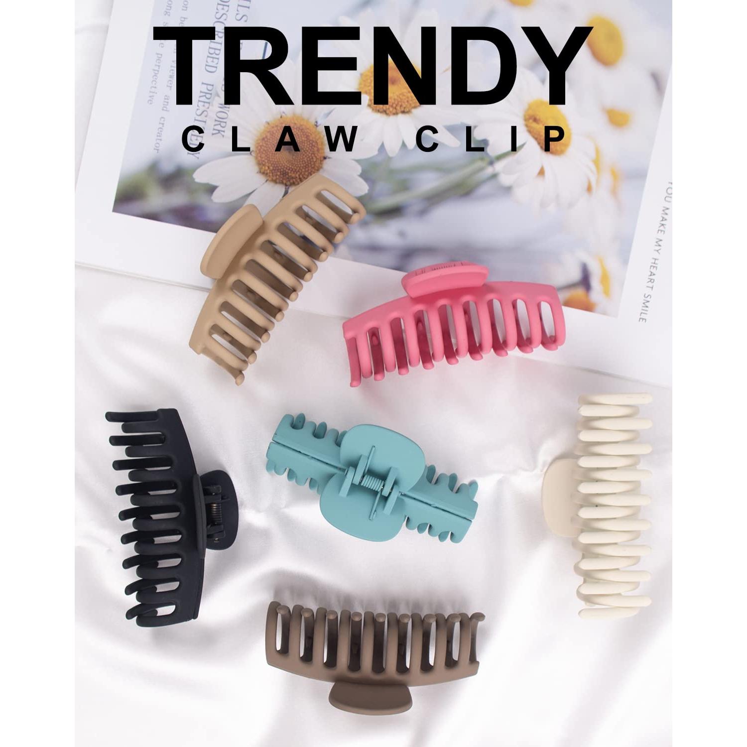 Clip para el Cabello MAORULU 8.9 cm - 6 Unidades Multicolor