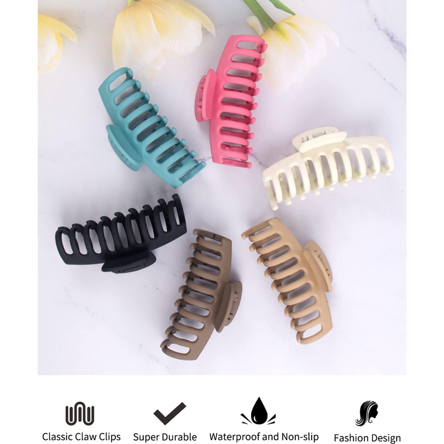 Clip para el Cabello MAORULU 8.9 cm - 6 Unidades Multicolor