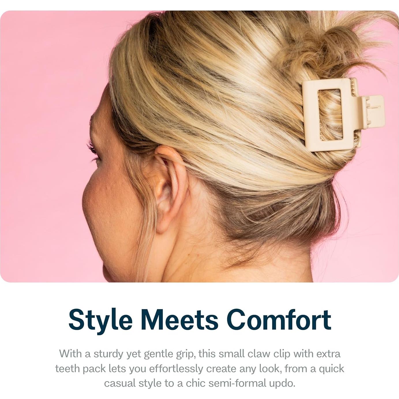 Clip de Agarre Extra Gimme Beauty para Cabello Fino - Negro