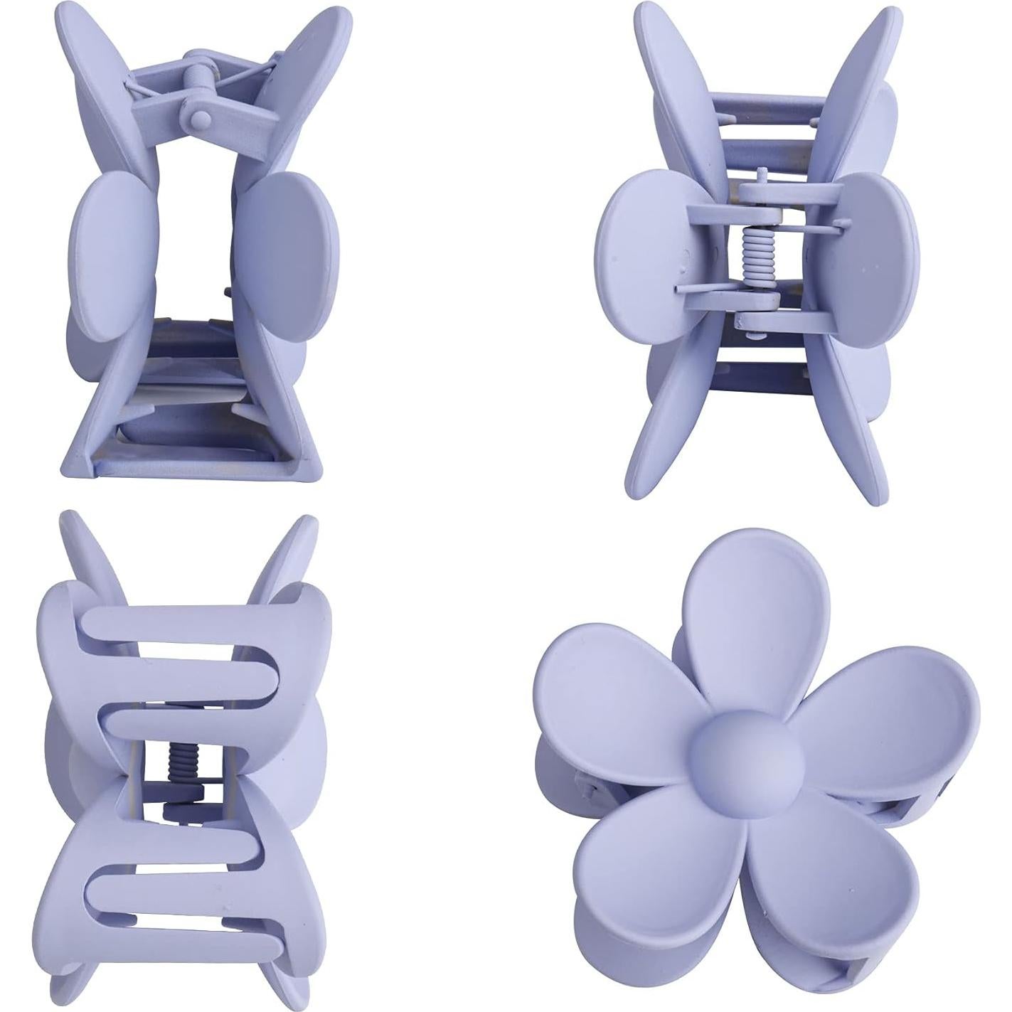 12 Clips de Garra Grandes Messen - Antideslizantes y Coloridos