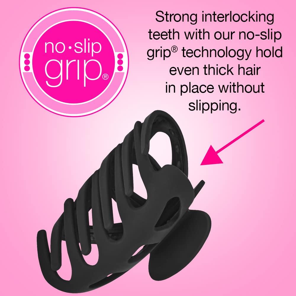 Clip de Garra Grande Scunci para Cabello Grueso 10.8 cm Negro