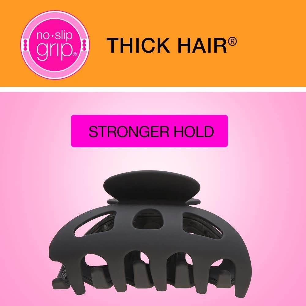 Clip de Garra Grande Scunci para Cabello Grueso 10.8 cm Negro
