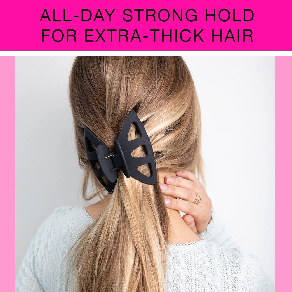 Clip de Garra Grande Scunci para Cabello Grueso 10.8 cm Negro