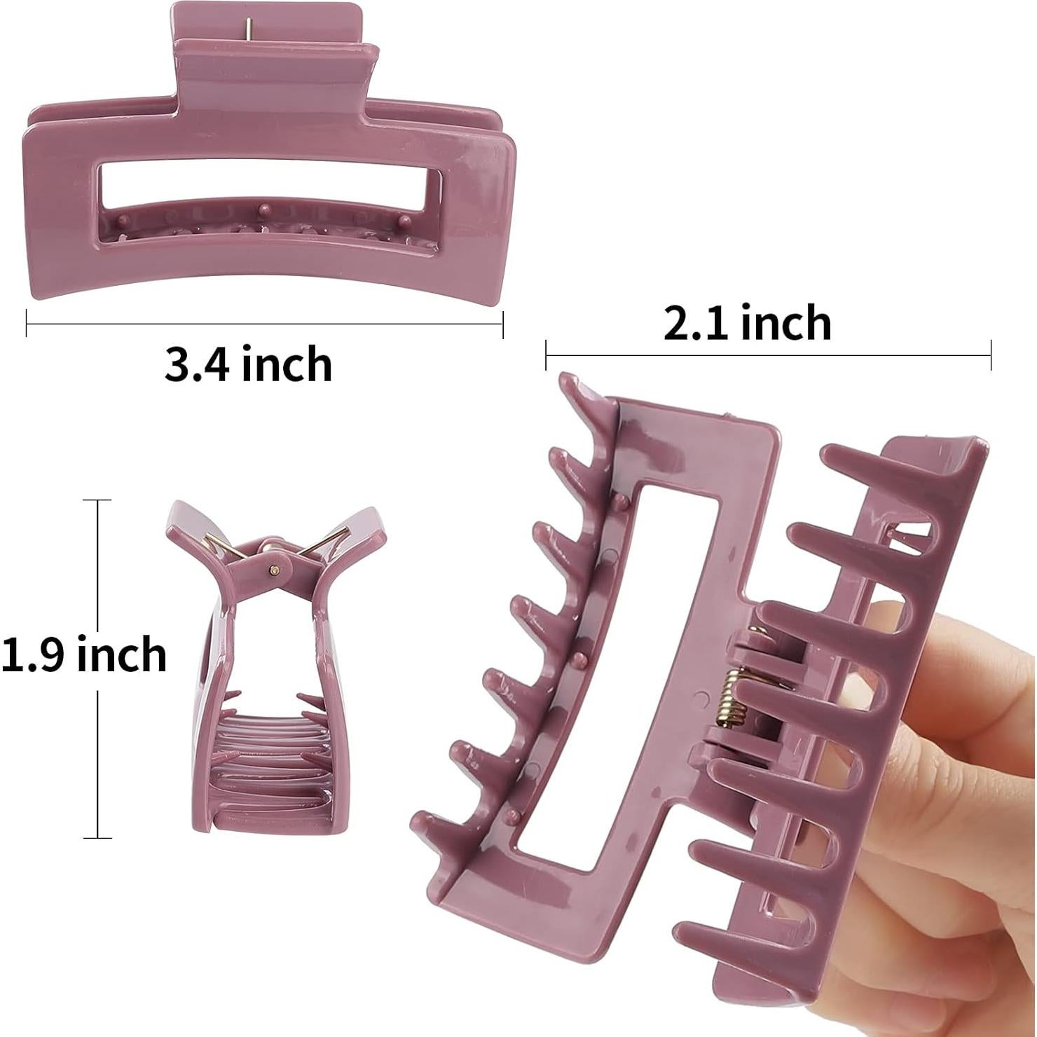 15 Clips de Garra Rectangulares CECIAOAIME Antideslizantes