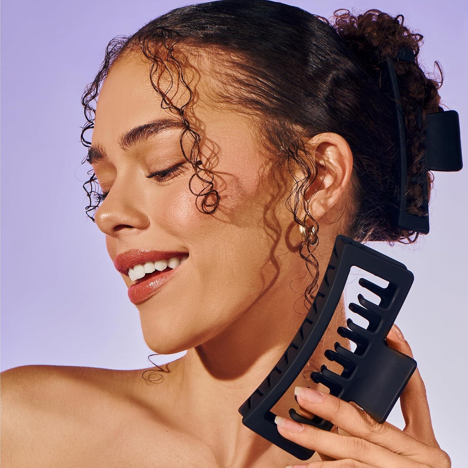 Dúo de Clips de Garra Doble Gimme Beauty - Negro y Marrón