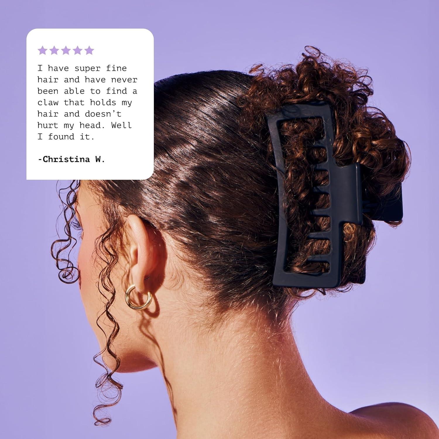 Dúo de Clips de Garra Doble Gimme Beauty - Negro y Marrón