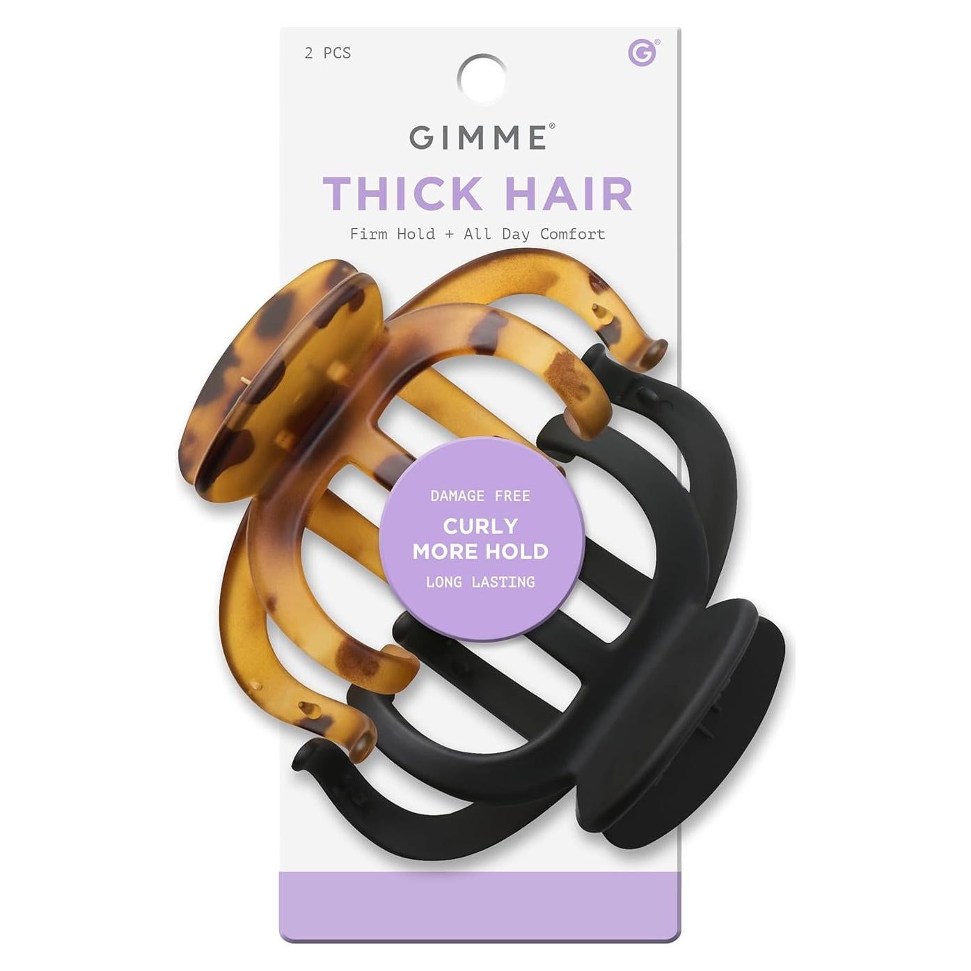 Clips de Garra Gimme Beauty para Cabello Grueso - Antideslizantes
