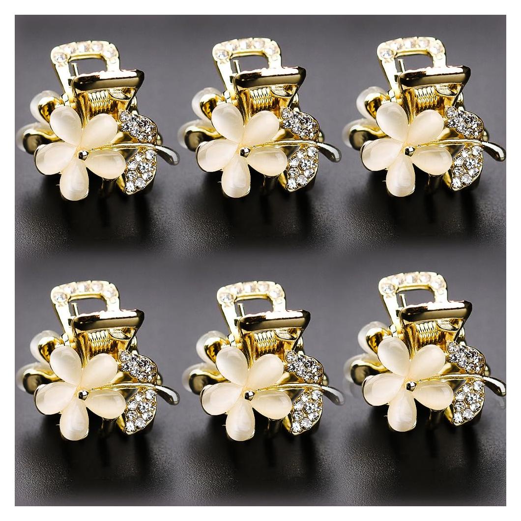 Conjunto de Mini Pinzas para el Cabello ANBALA - 6 Colores Brillantes