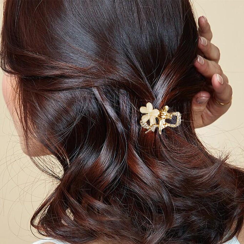 Conjunto de Mini Pinzas para el Cabello ANBALA - 6 Colores Brillantes