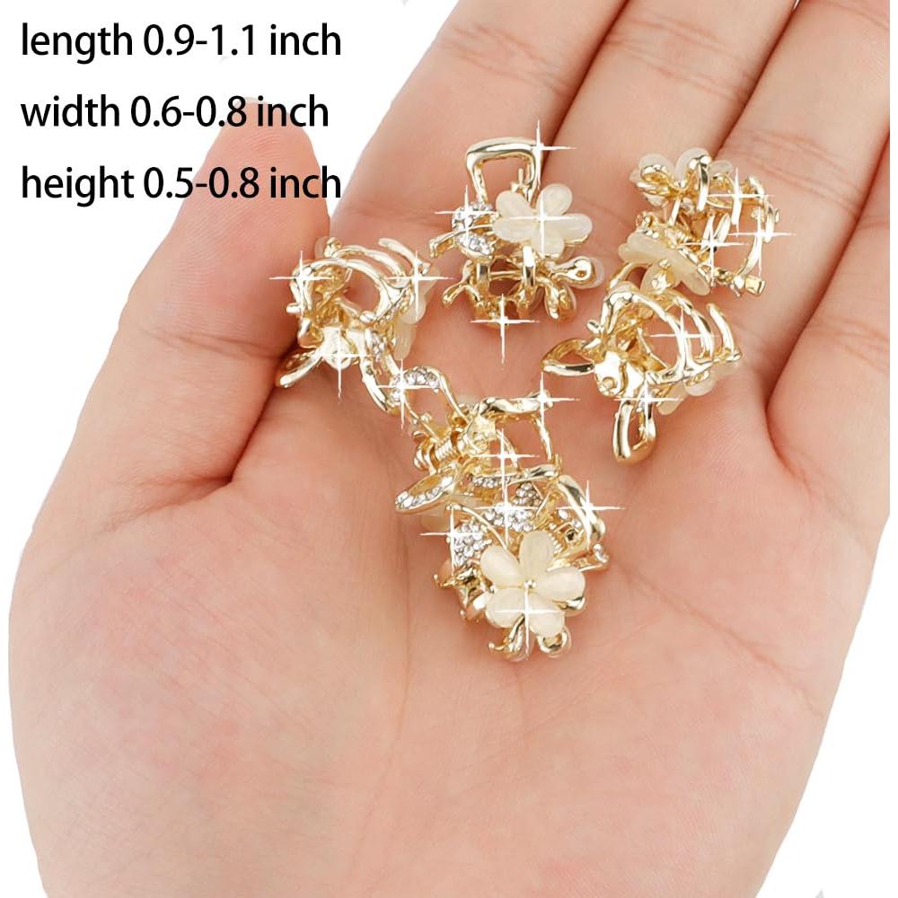 Conjunto de Mini Pinzas para el Cabello ANBALA - 6 Colores Brillantes