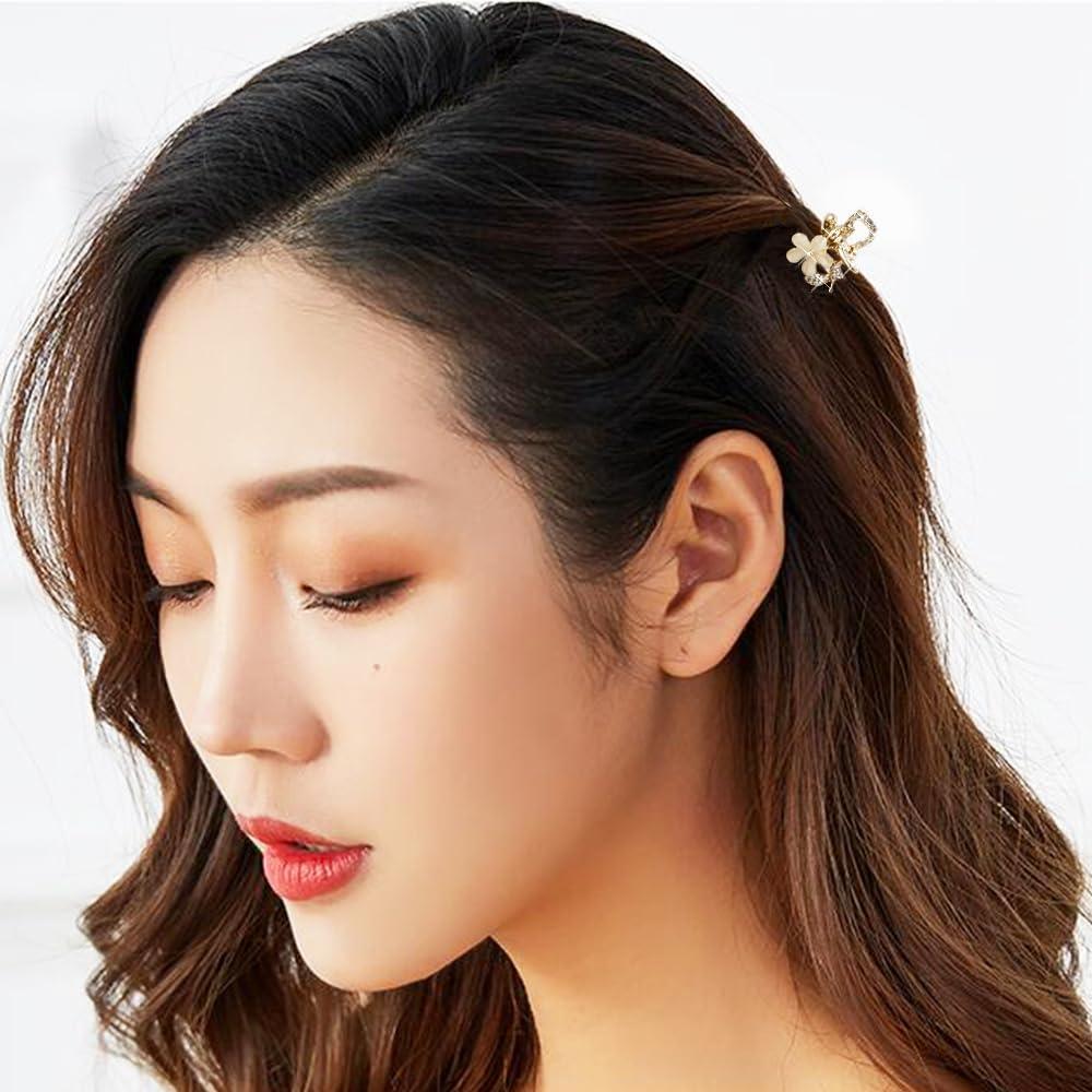 Conjunto de Mini Pinzas para el Cabello ANBALA - 6 Colores Brillantes