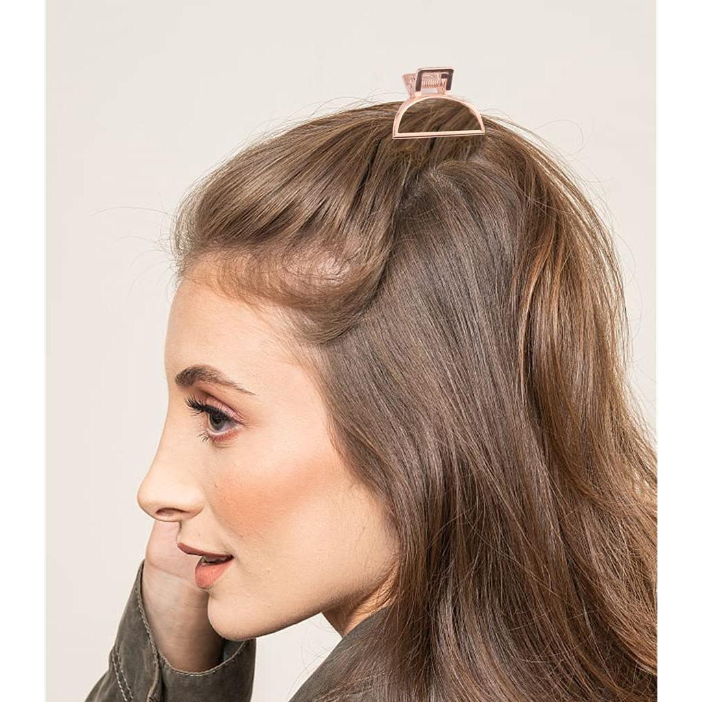 Juego de 8 Clips de Pelo de Metal IAXSEE - 3 y 4 cm