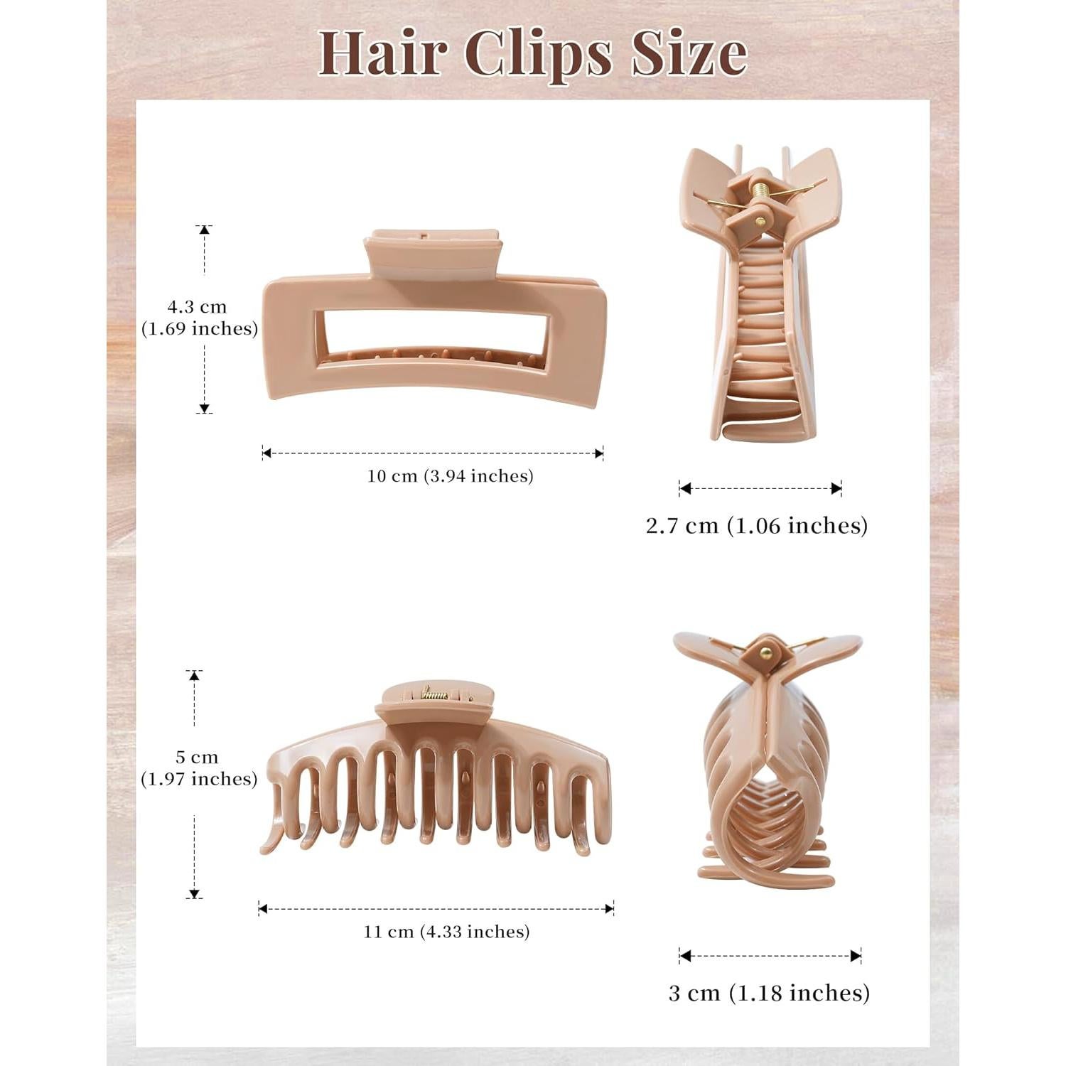 Clips de Garra de Silicona Flexible Mesovor - 4 Piezas Antideslizantes