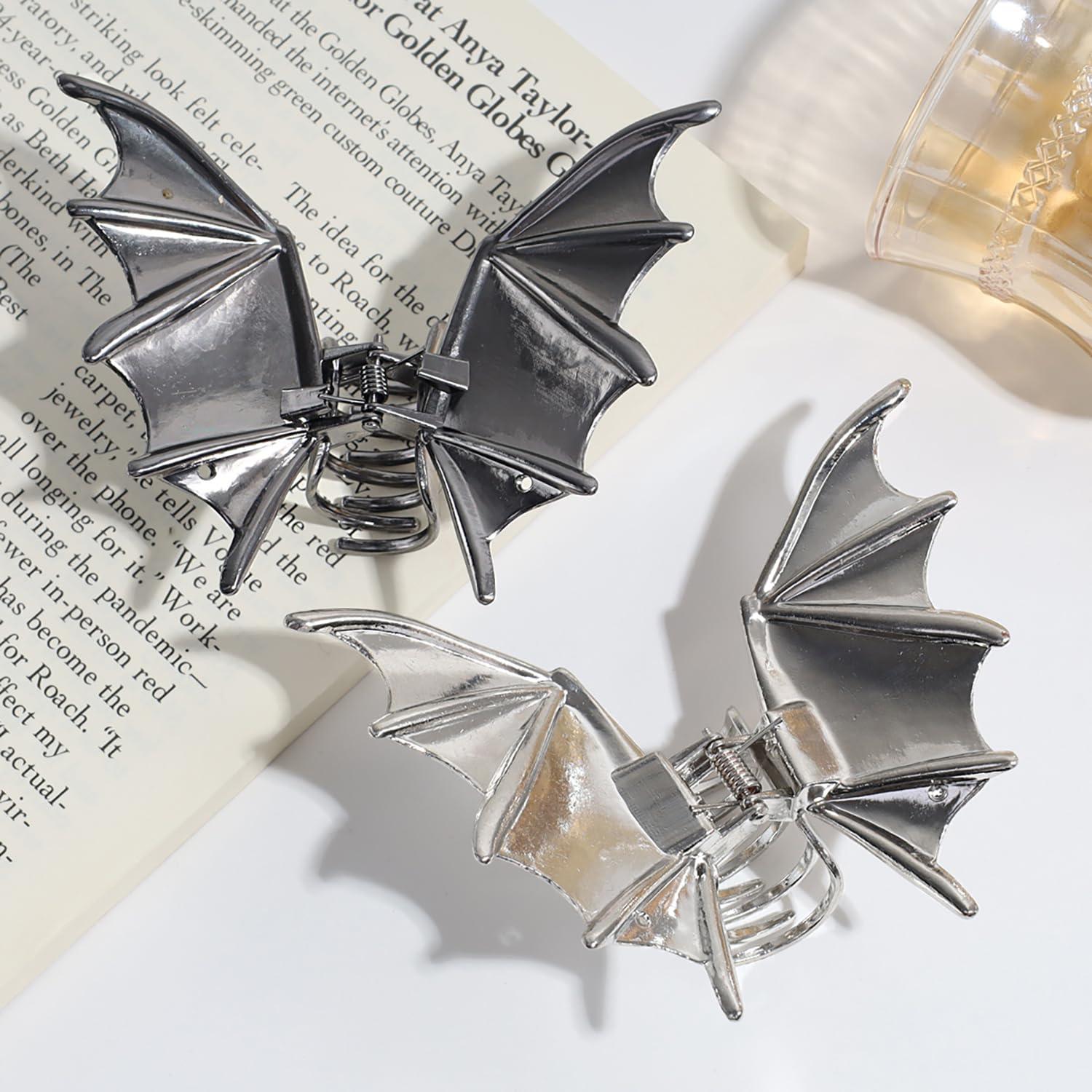 Pinza para el cabello Dulyork murciélago Halloween 8x10 cm