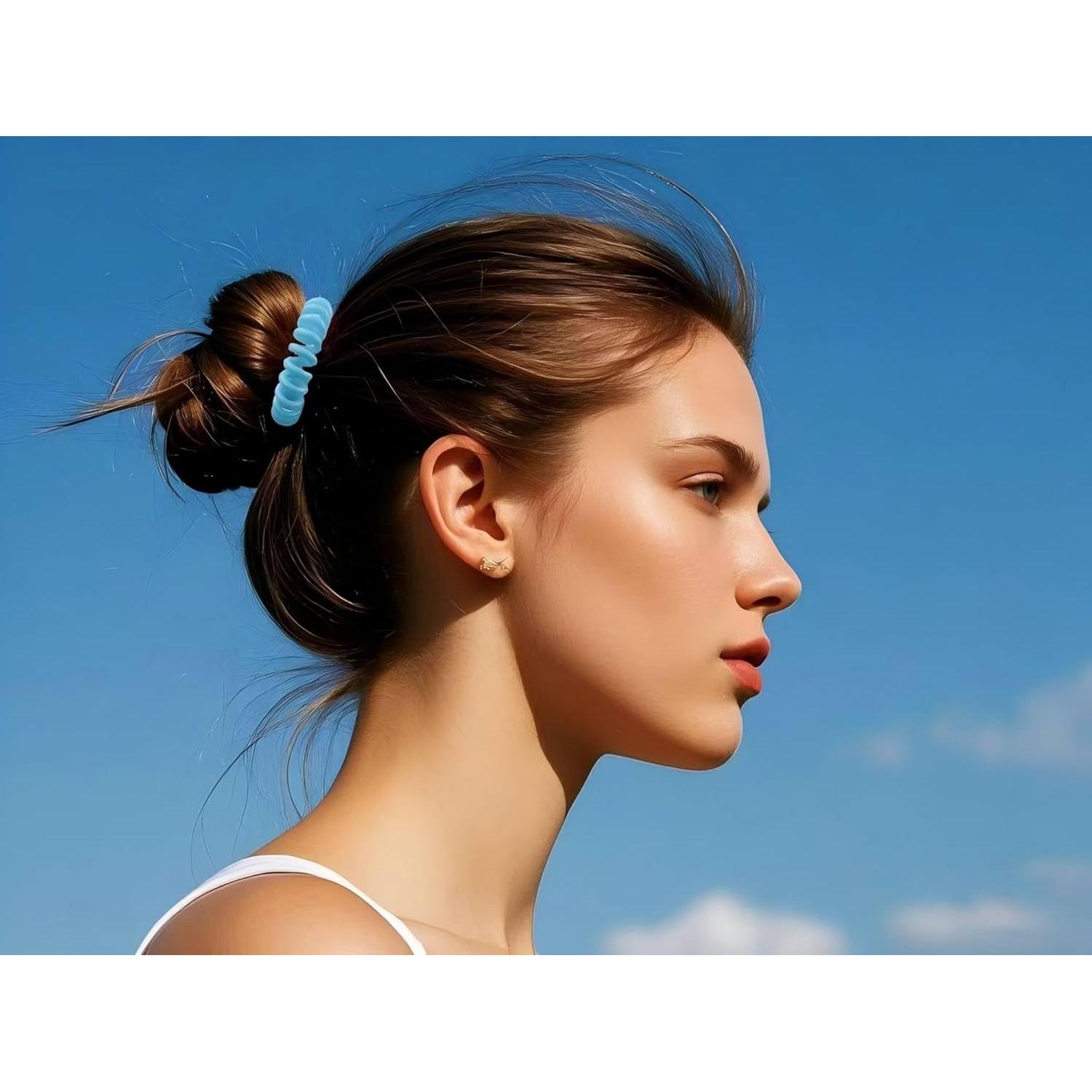 Gomas de Pelo Espirales ETANEAR 60 Pcs Antideslizantes