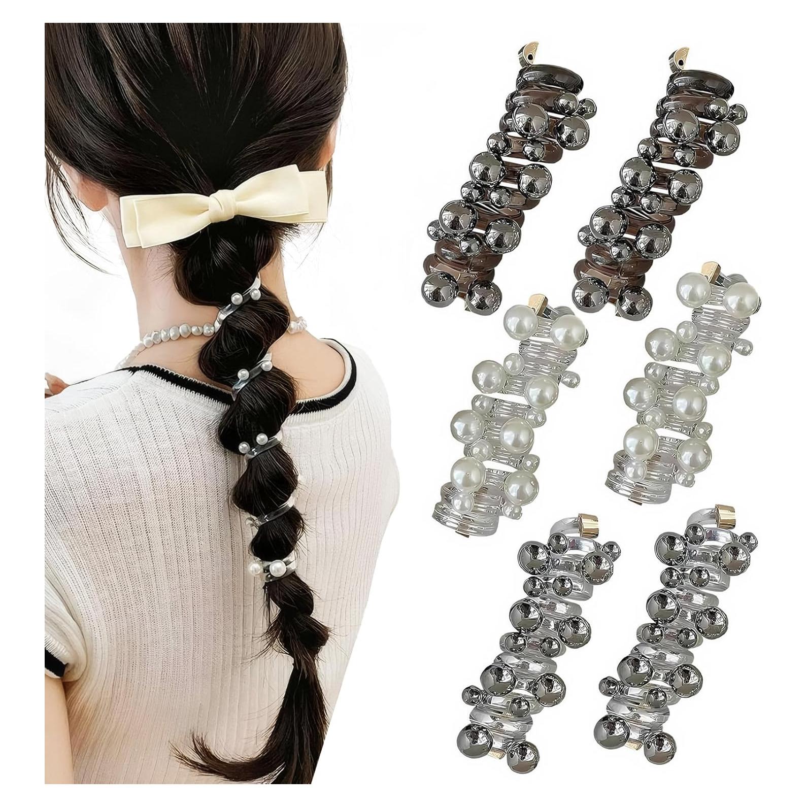 Cabello Espiral Elástico Suave Mzario 6PCS Sin Daño