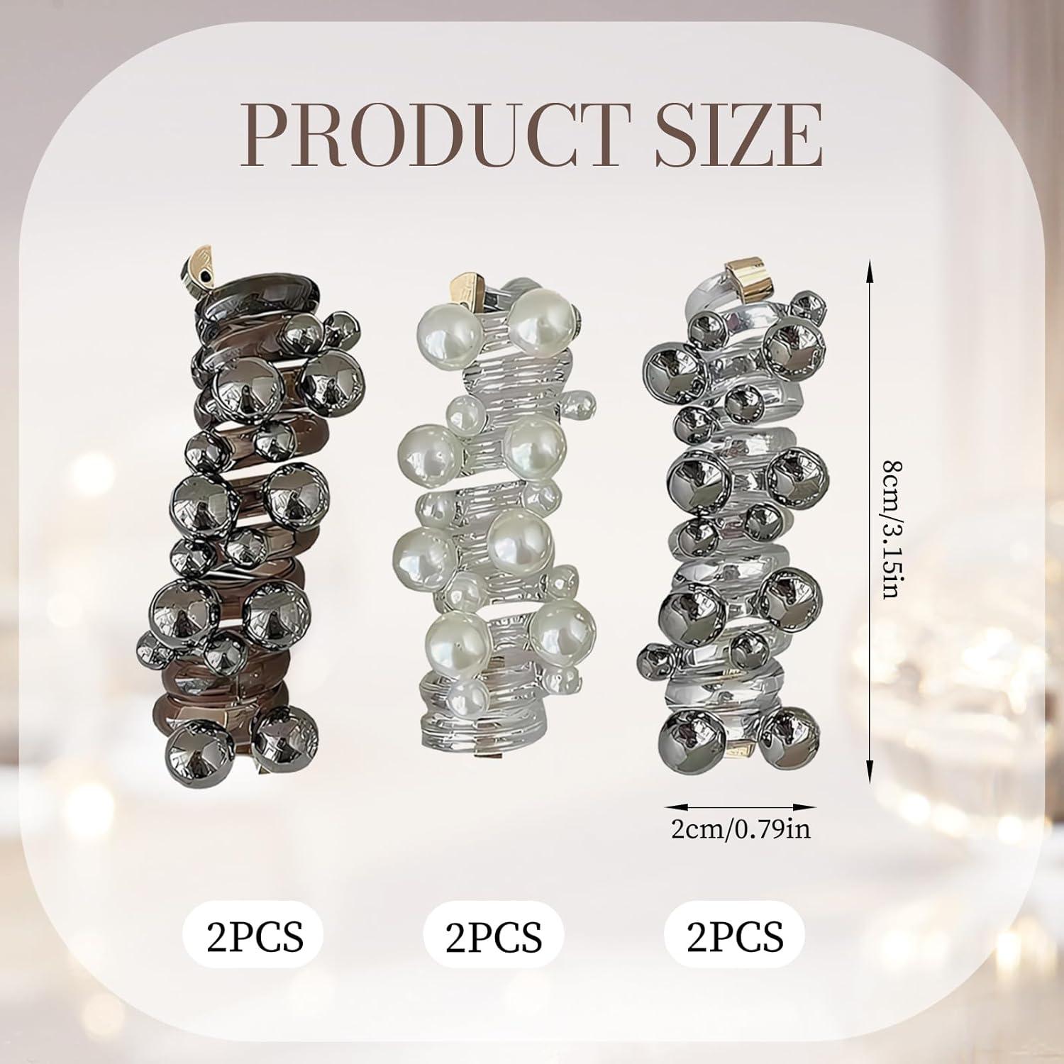 Cabello Espiral Elástico Suave Mzario 6PCS Sin Daño