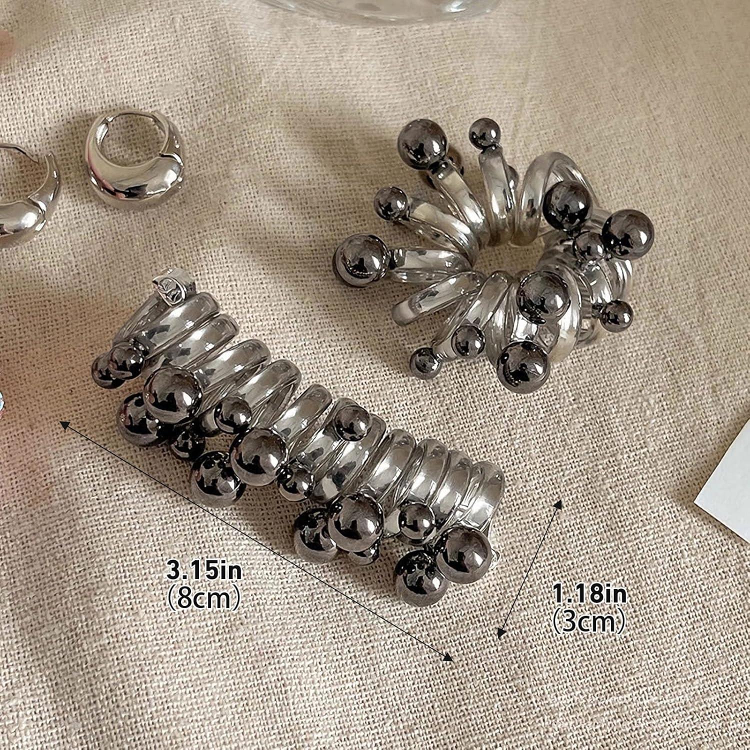 3 Piezas Cintas para Cabello Espiral DNZPFU, Suaves y Resistentes