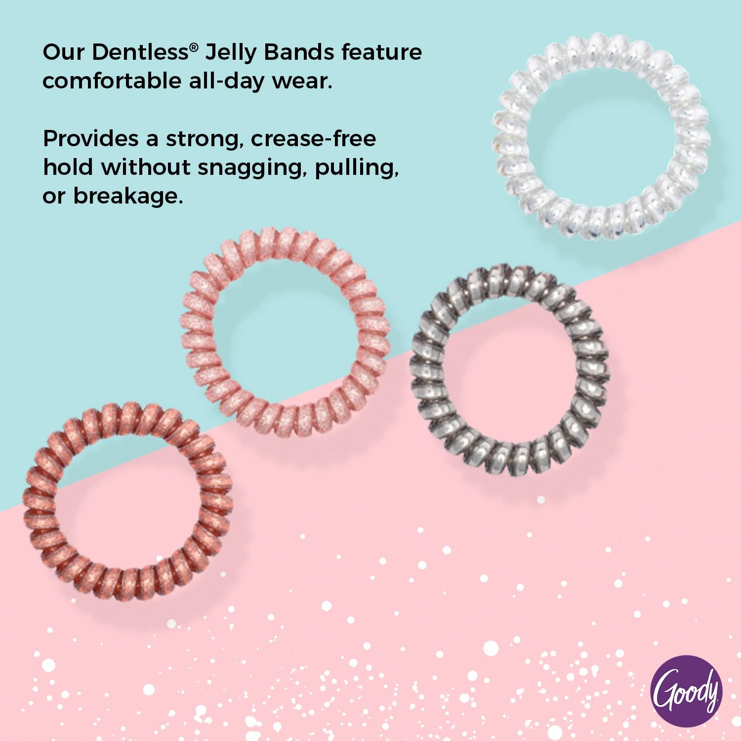 Bandas de Gel Sin Marcas Goody - 4 Bobinas Navideñas Brillantes