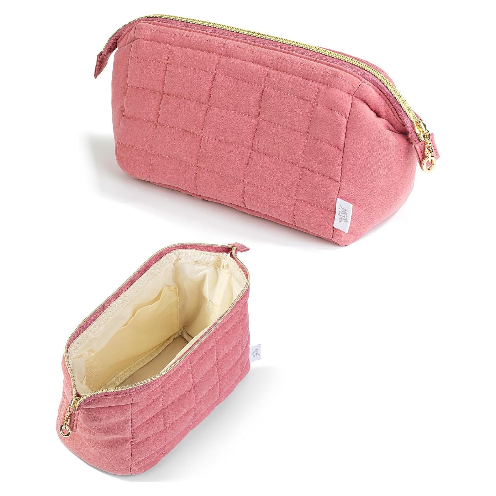 Bolsa de Maquillaje Acolchada Sra. Pen Rosa 24x11.4x14cm