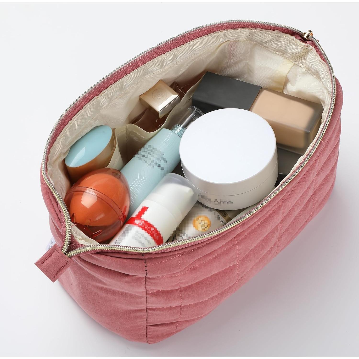 Bolsa de Maquillaje Acolchada Sra. Pen Rosa 24x11.4x14cm