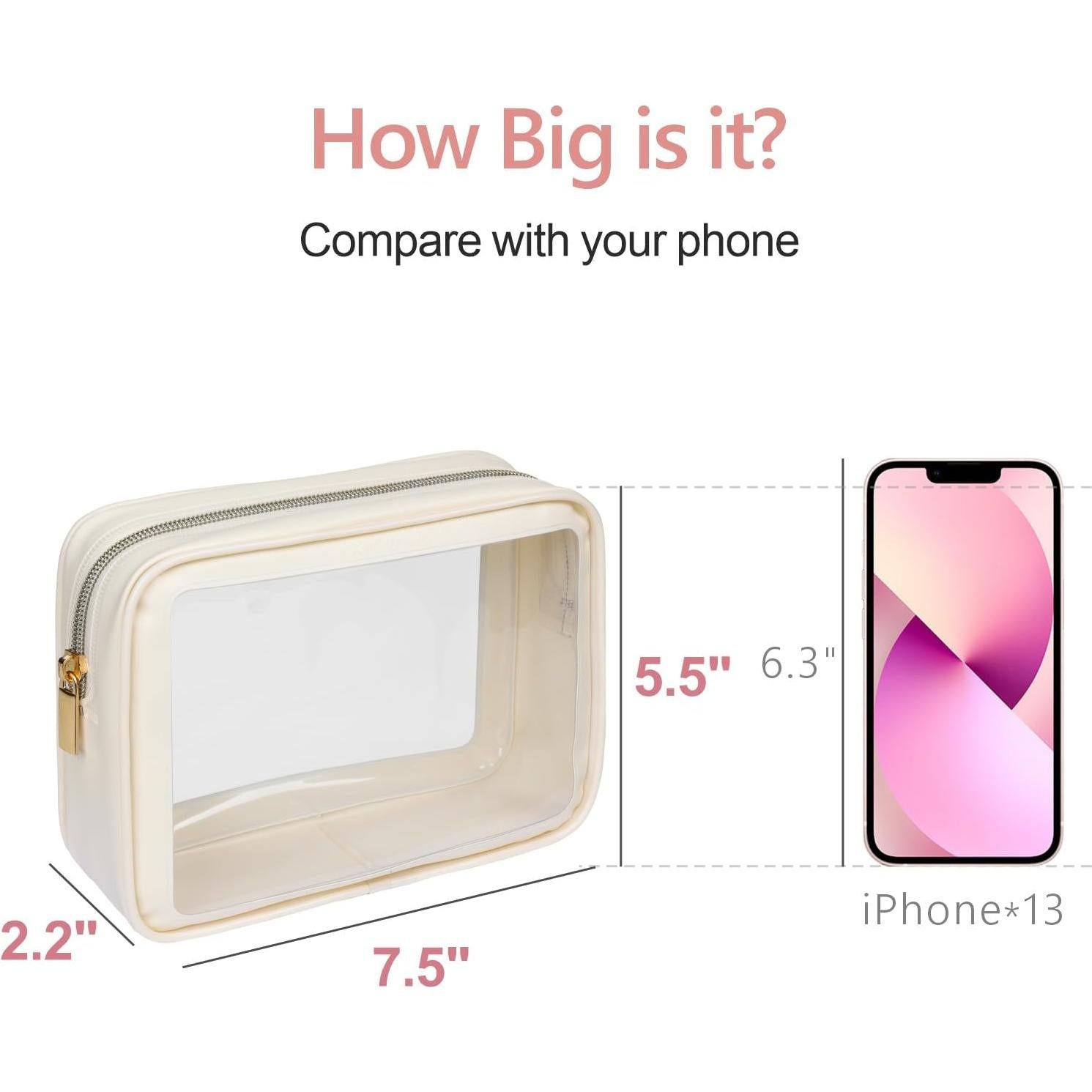 Bolsa de Aseo Packism Aprobada por TSA Mediana 20.5x6x15cm