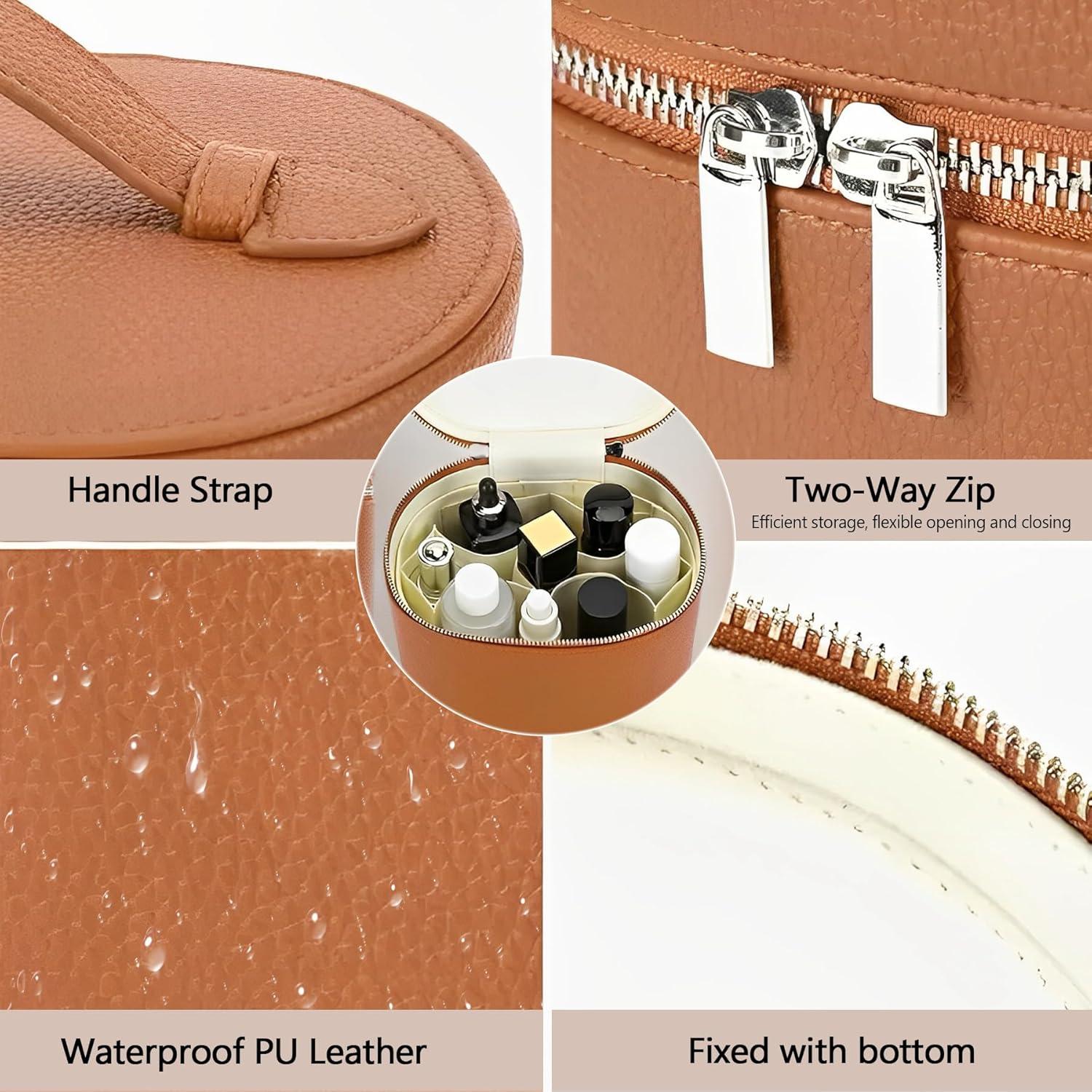 Bolsa de Maquillaje OTozuo Retro 20.32x15.24x12.7cm Organizador