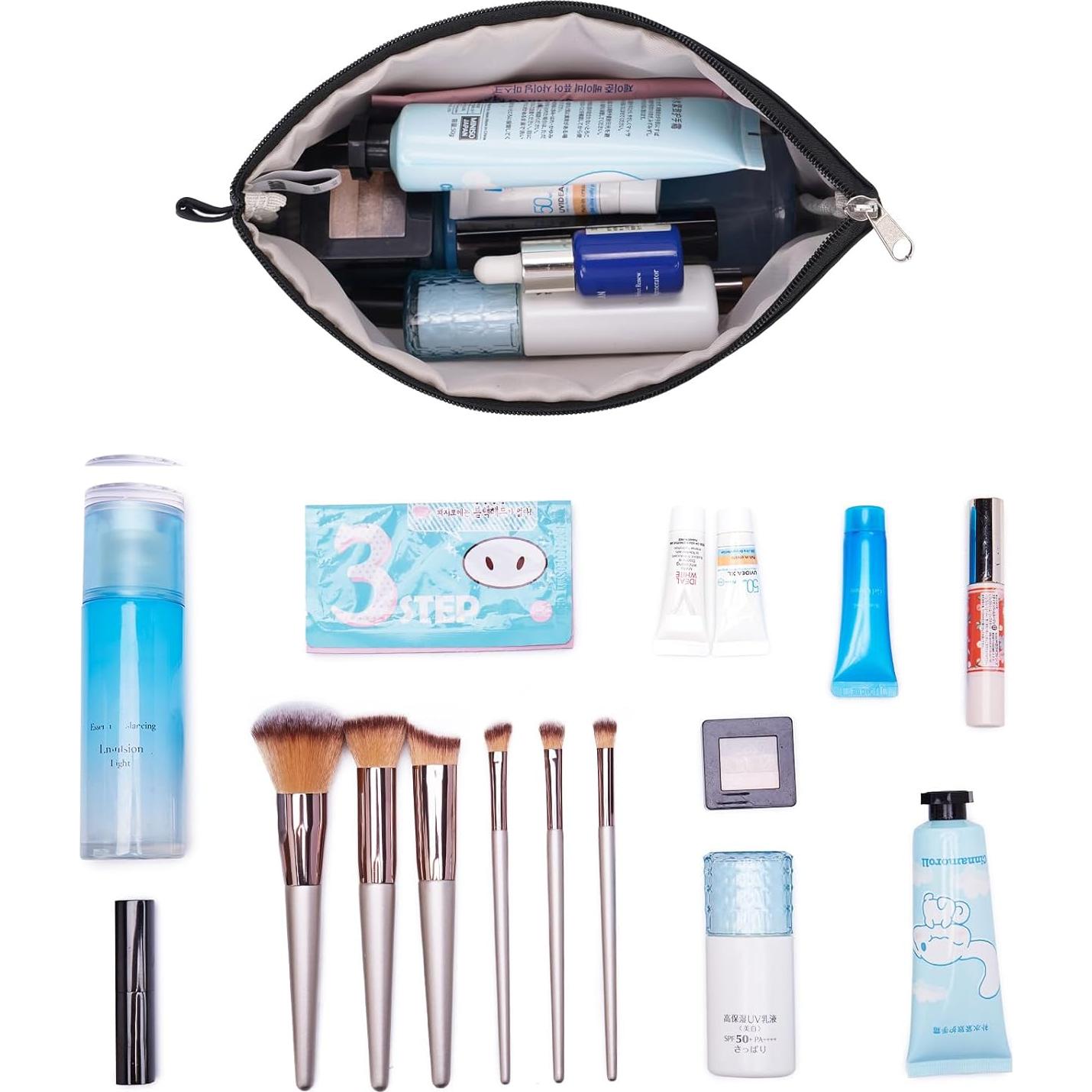 Bolsa Cosmética WANDF para Mujeres Mini Organizador Negro