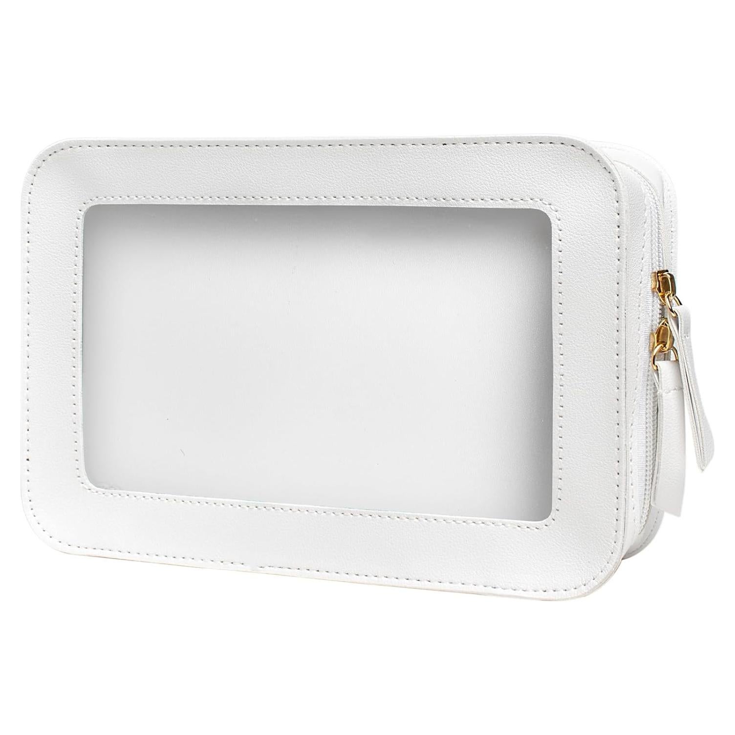 Bolsa de Maquillaje Transparente LETGO 23.5x15.5x7cm Aprobada TSA