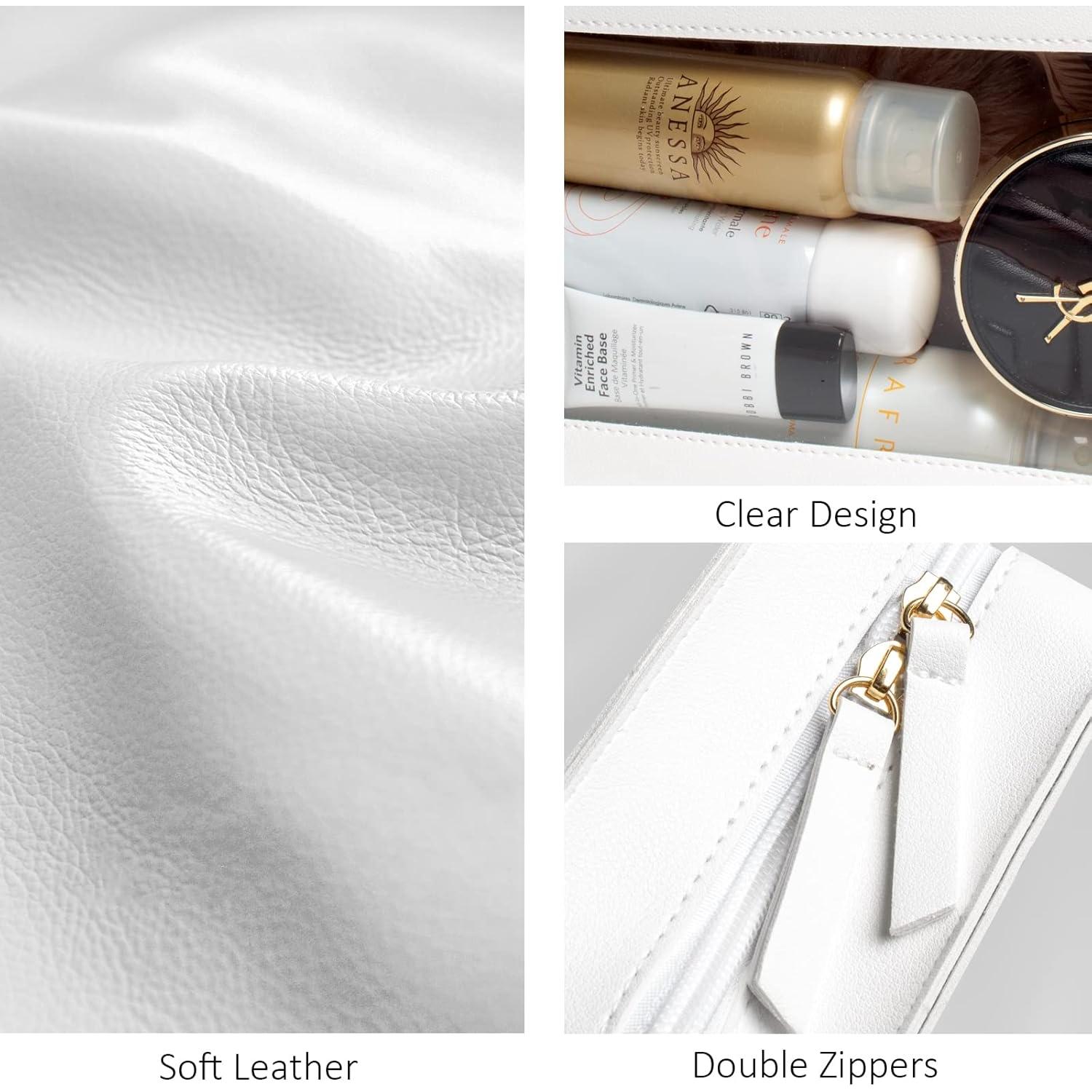 Bolsa de Maquillaje Transparente LETGO 23.5x15.5x7cm Aprobada TSA