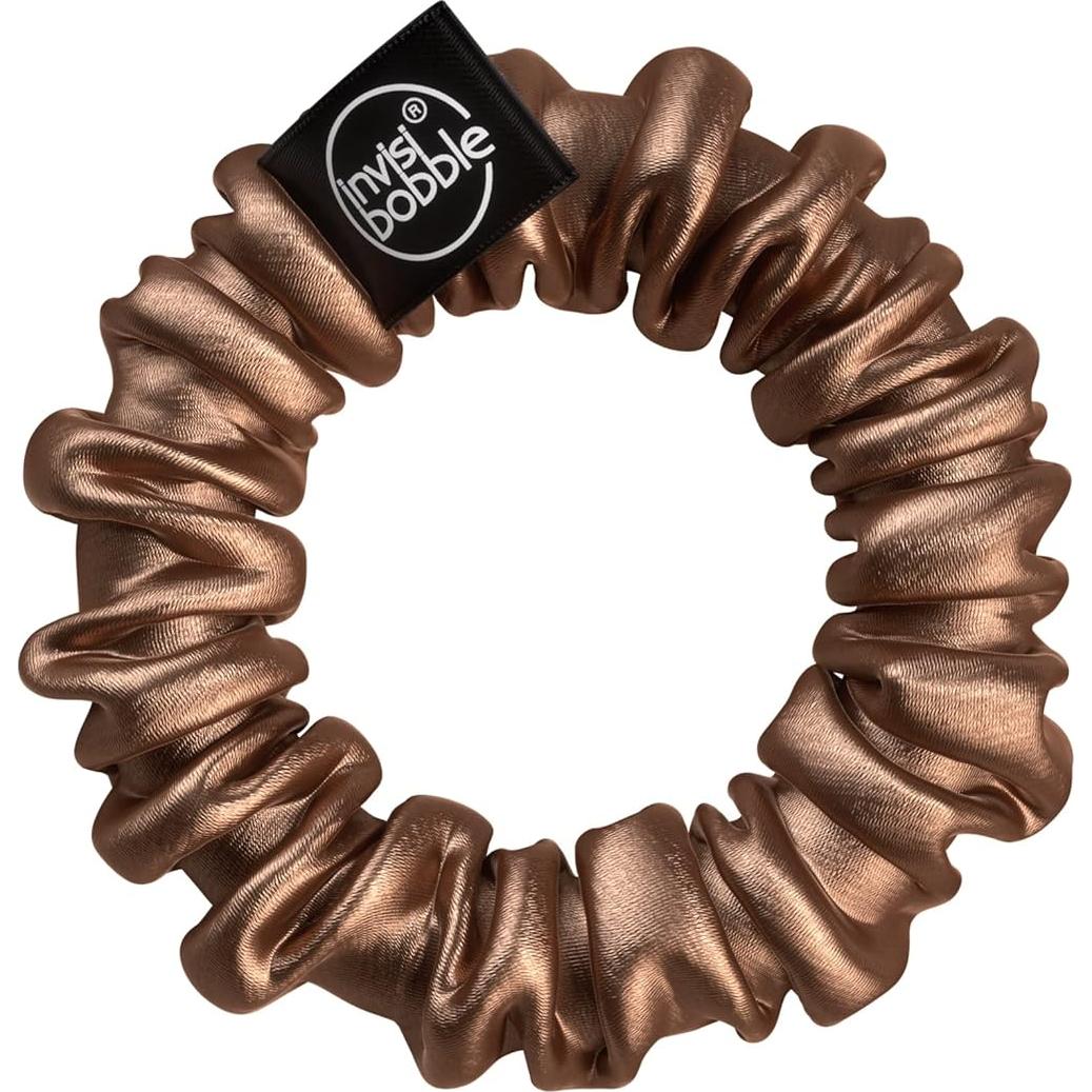 Invisibobble Sprunchie Slim Anillo para Cabello Negro y Dorado