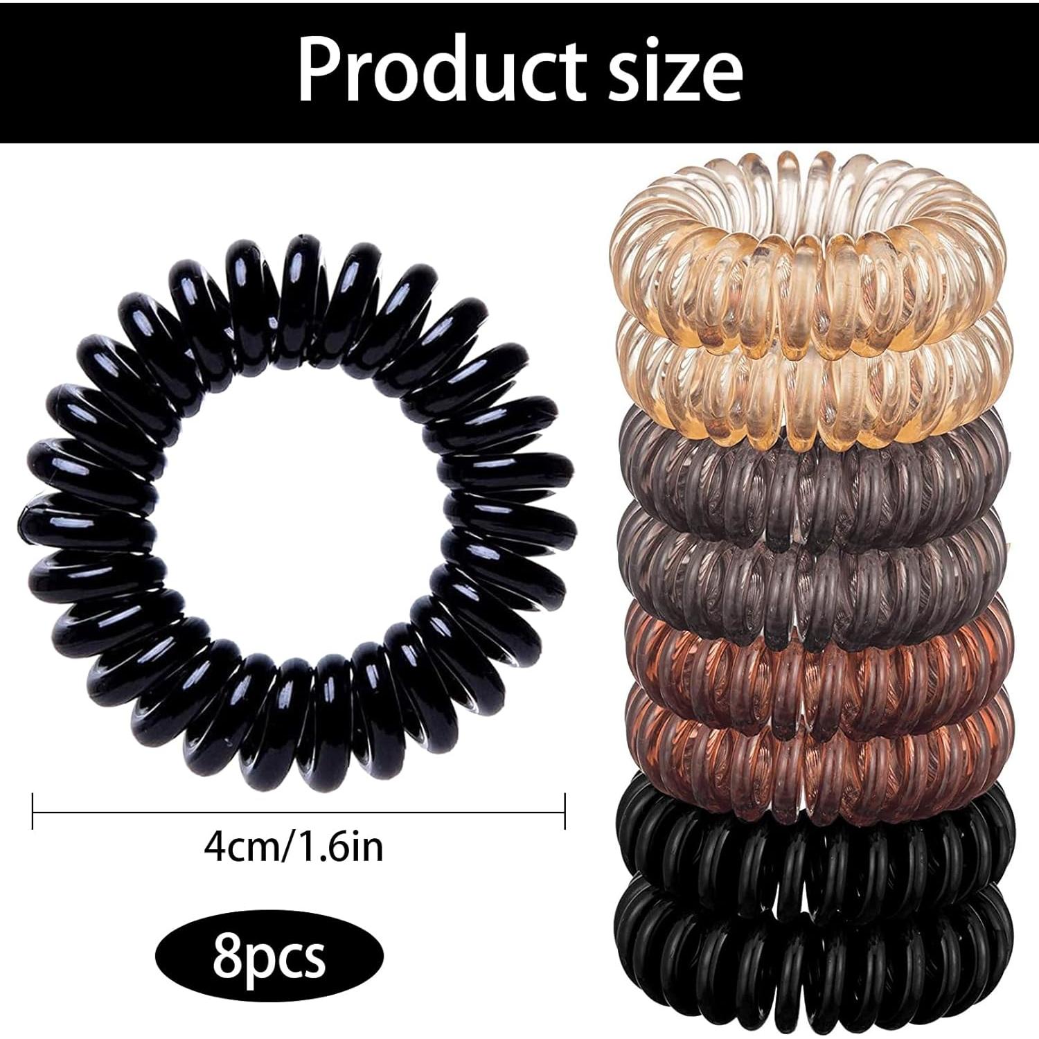 8 Bandas de Cabello Sin Daño ZMZDP - Sujetadores Invisibobble