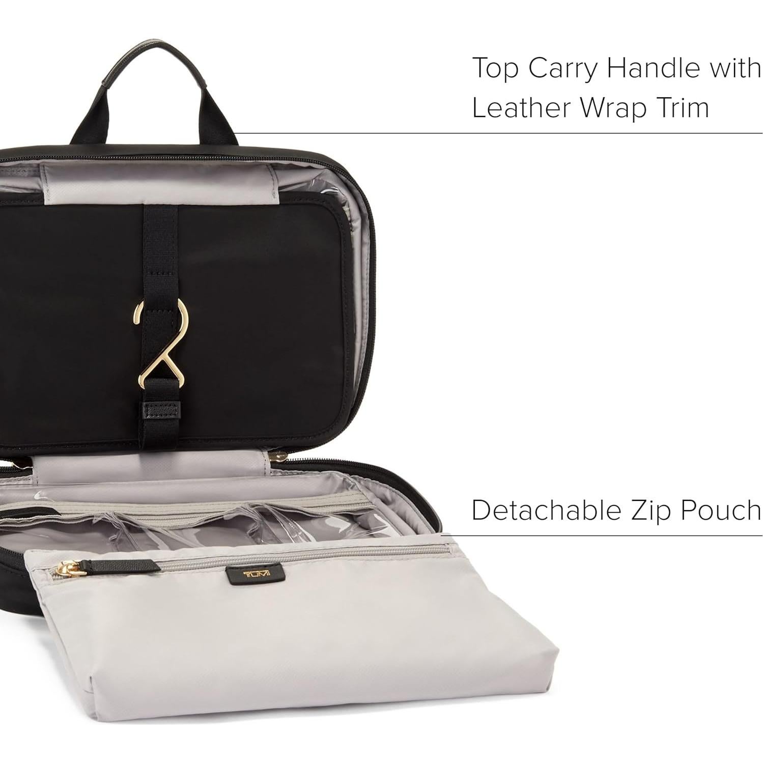 Bolsa Cosmética TUMI Madeline Negra 29x21cm para Mujeres